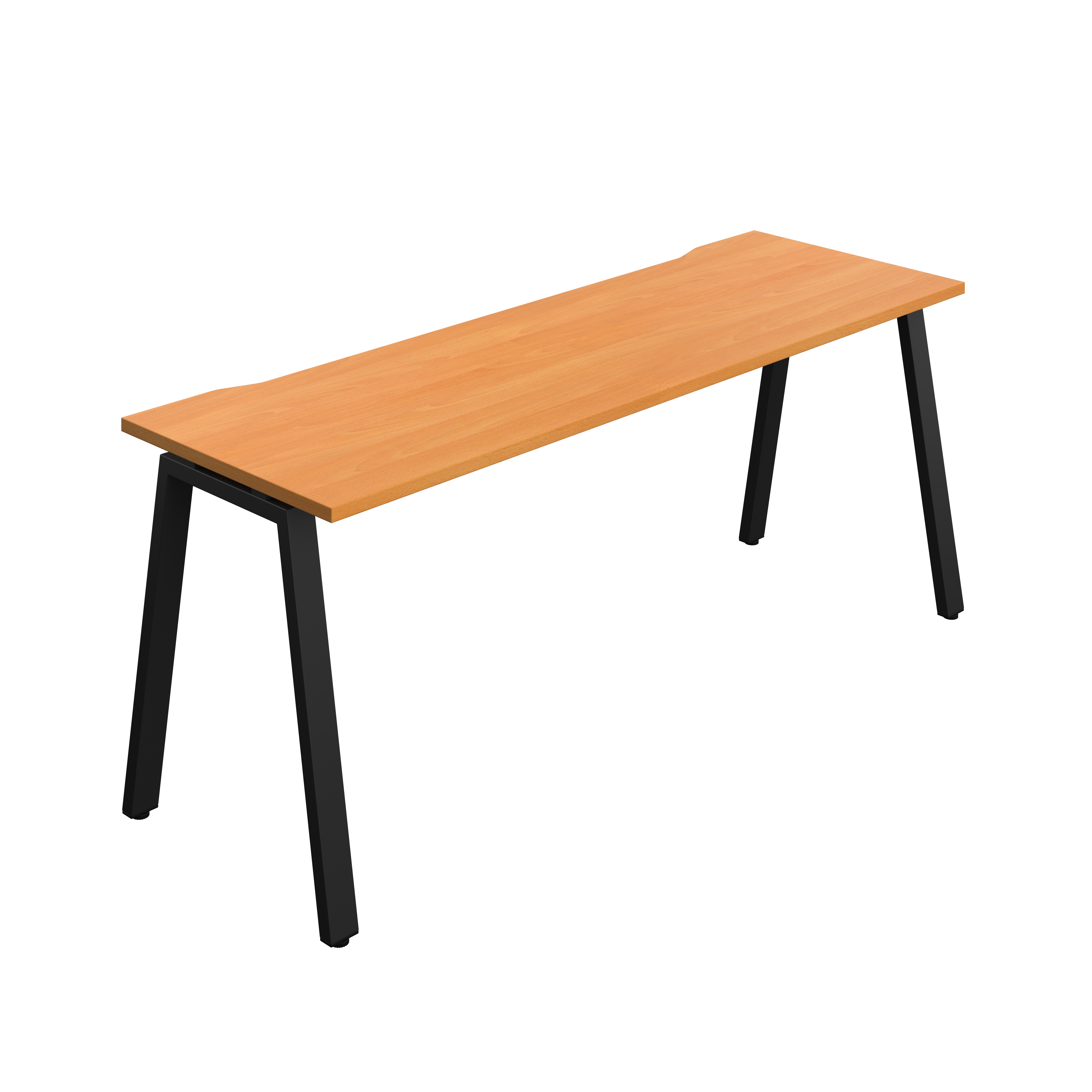 Synergy Bench with Cut Out: 1 Person (FSC) : A-Frame Leg : 1800 | 700 | Unlimited/Black