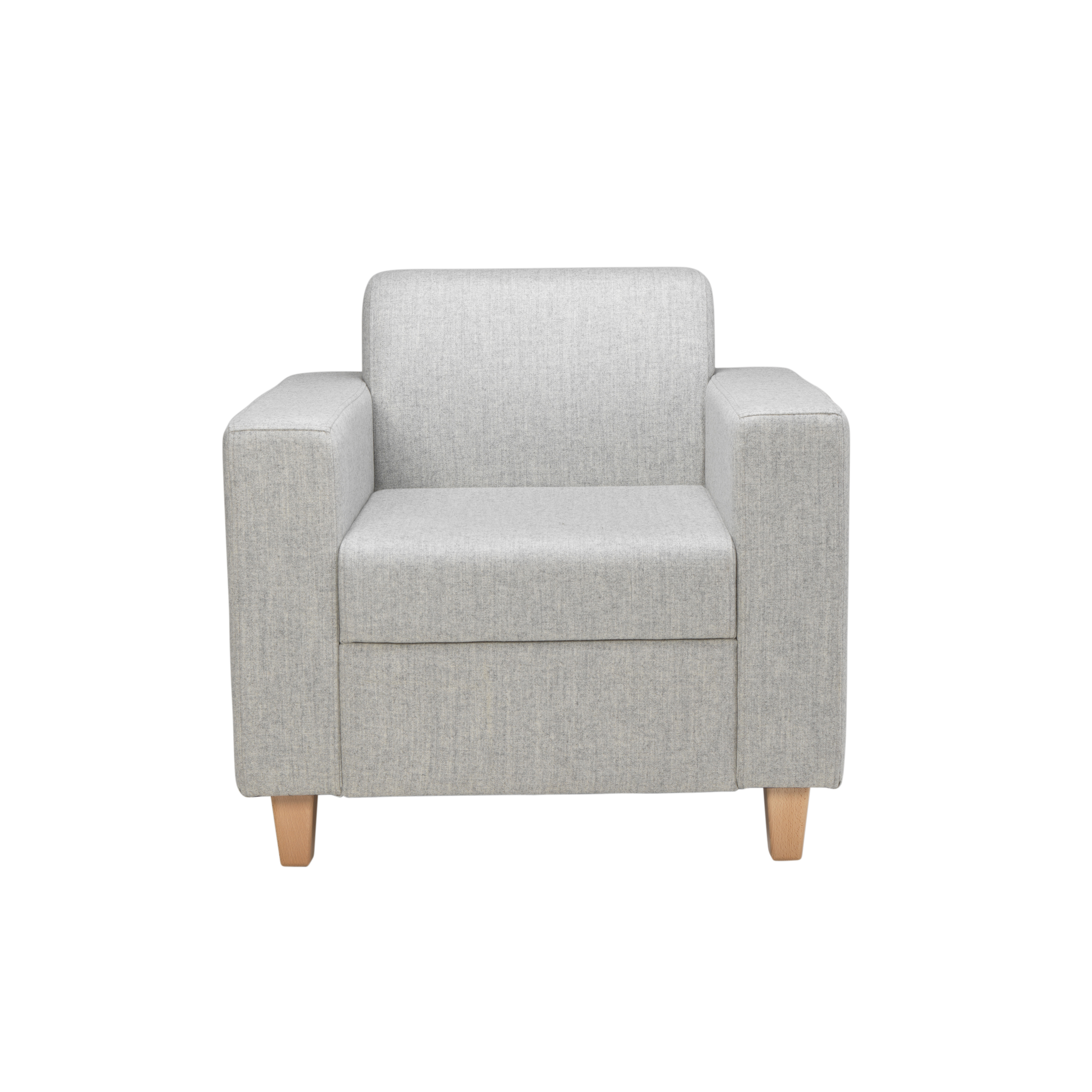 Iceberg Fabric Armchair | Wooden Feet | Band 1 Unlimited thumbnail 2