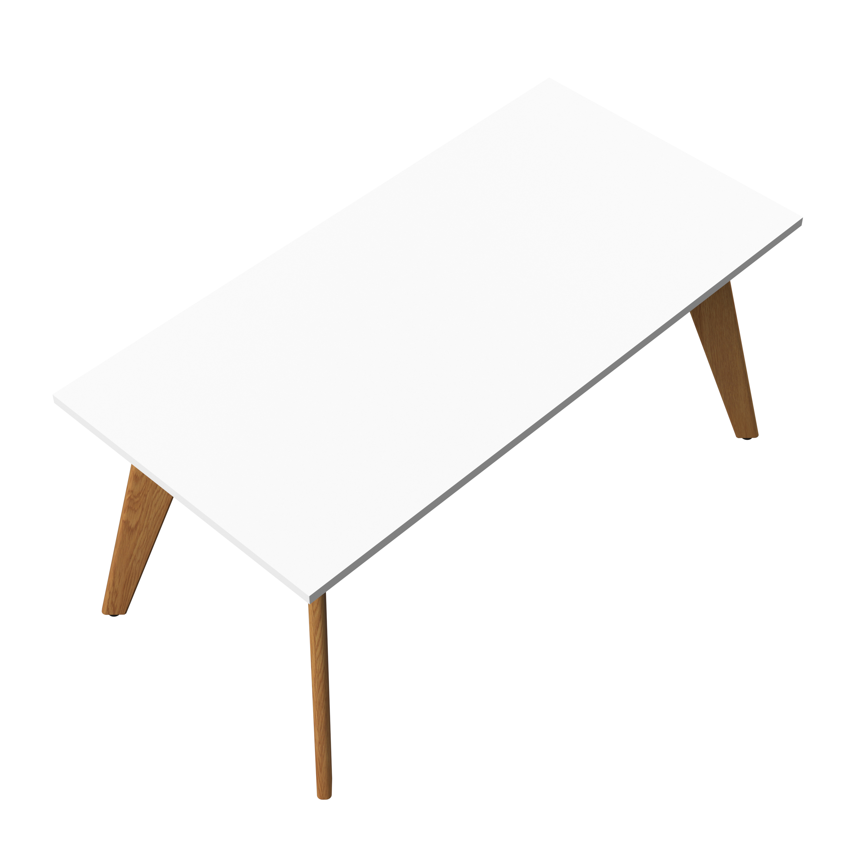 Plateau Rectangular Table (FSC) | 1600 X 800 | White thumbnail 3