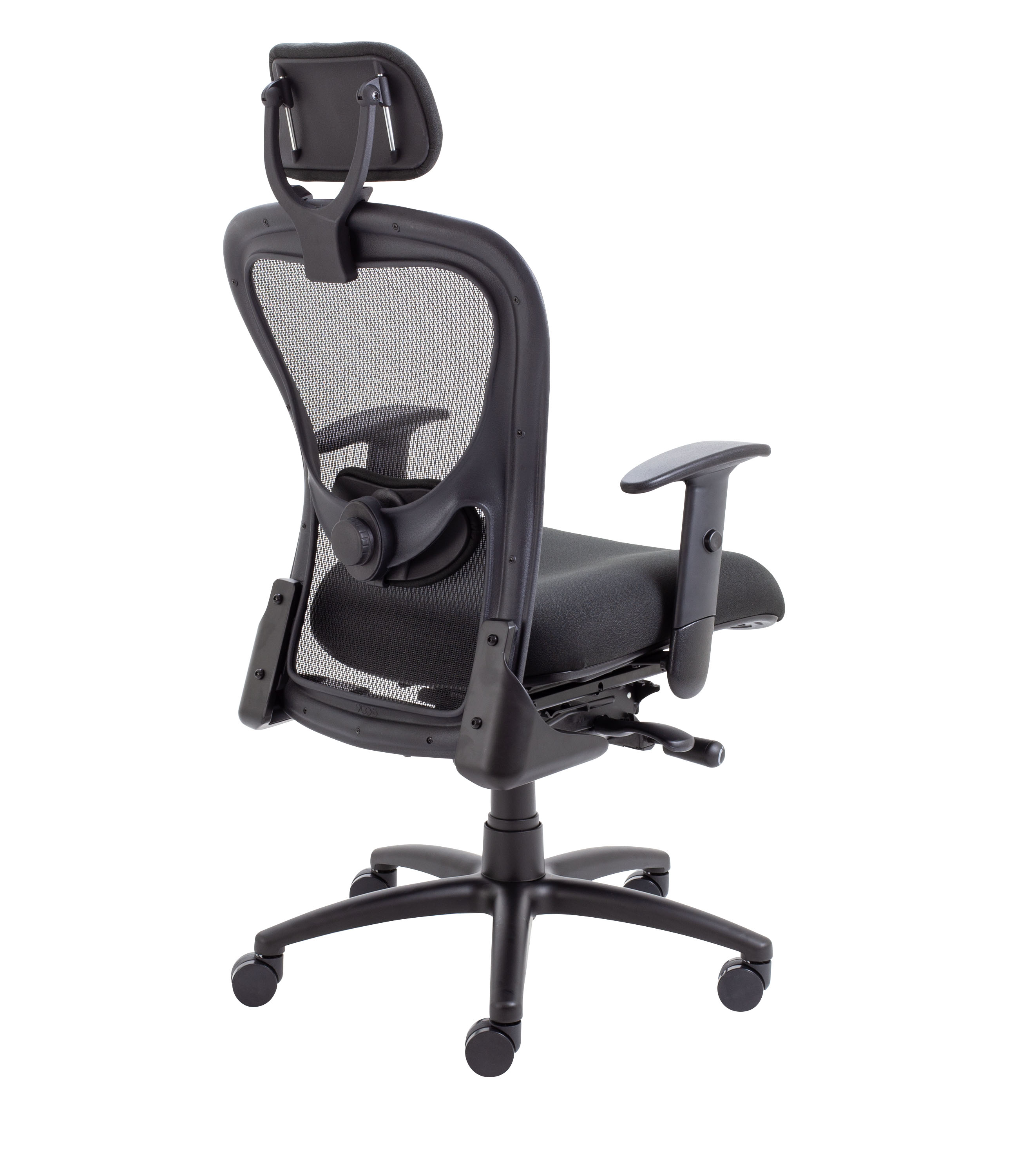 Strata High-Back Task Chair with Seat Slide | Black thumbnail 4