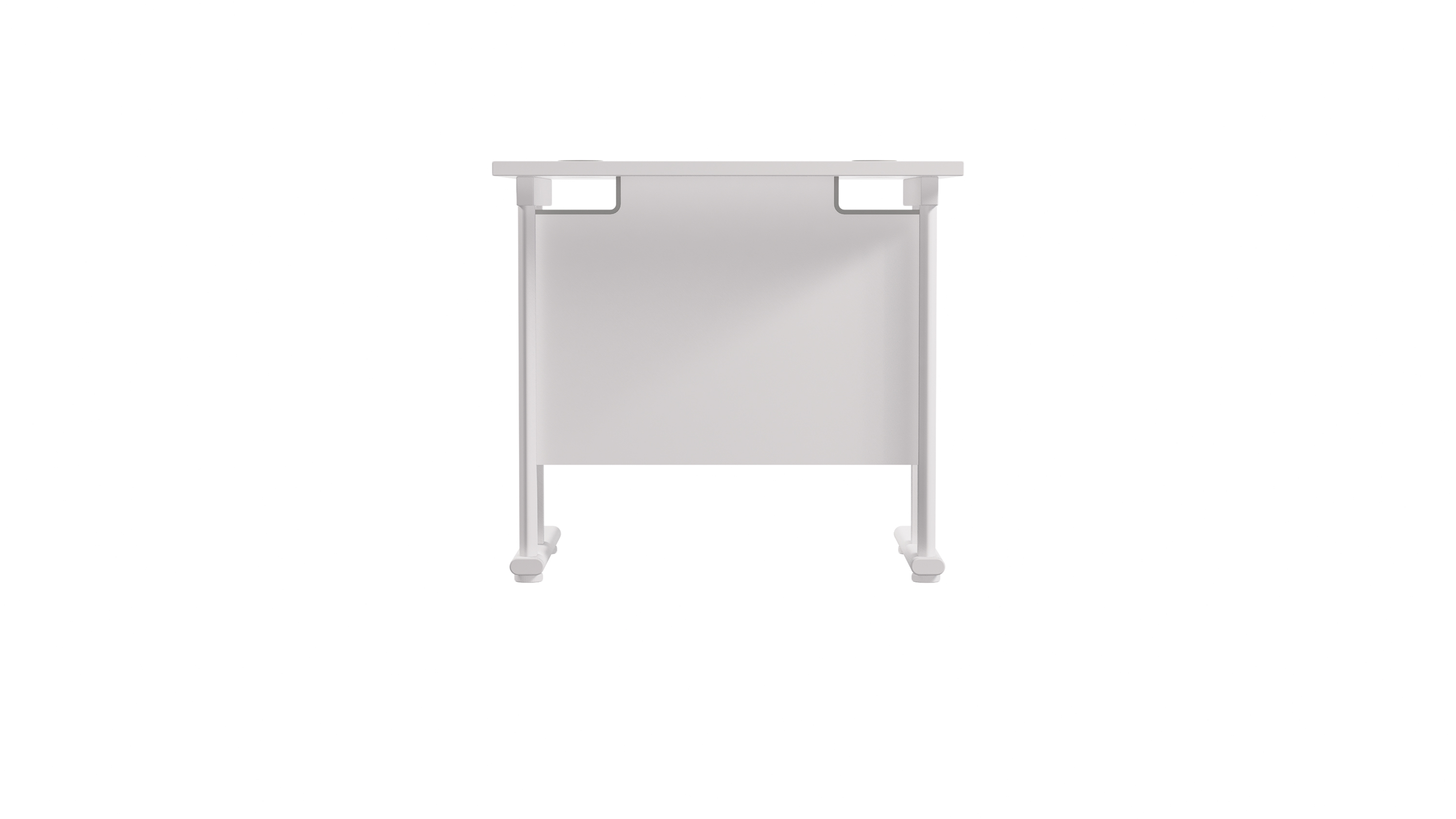 Twin Upright Rectangular Desk: 600mm Deep (FSC) thumbnail 5
