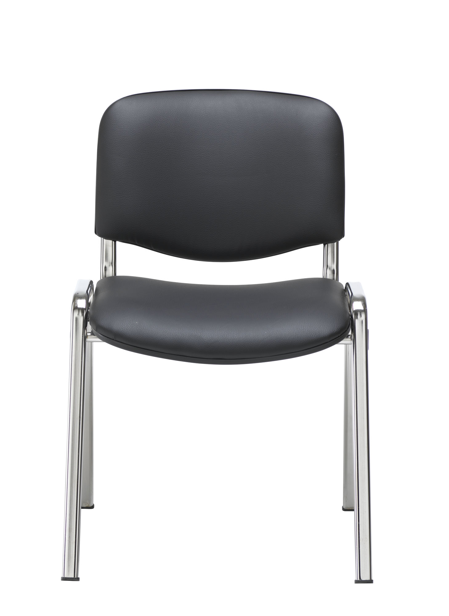 Club Chair with Chrome | Black PU/Chrome thumbnail 2