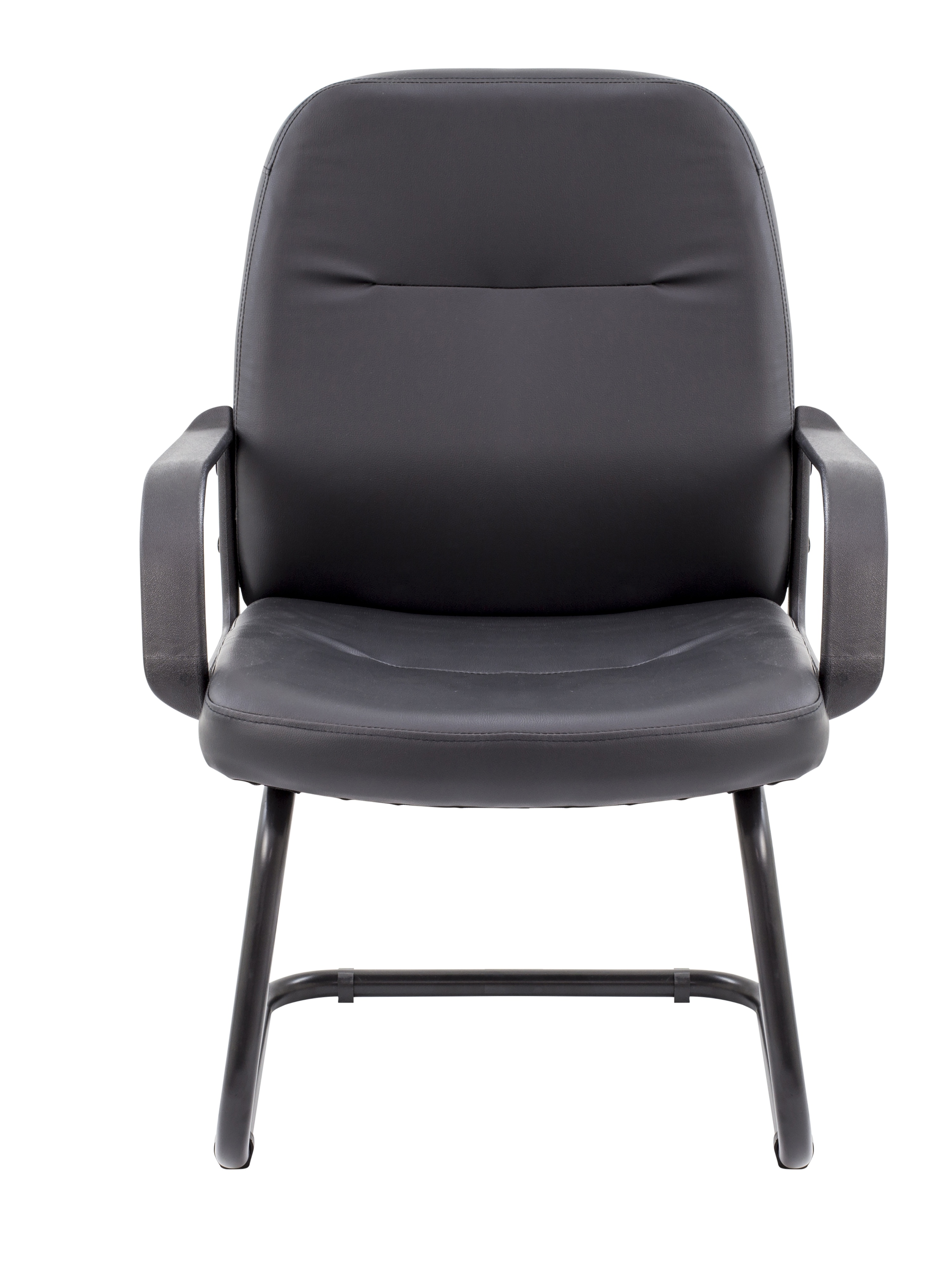 Canasta Visitor Chair | Black PU thumbnail 2