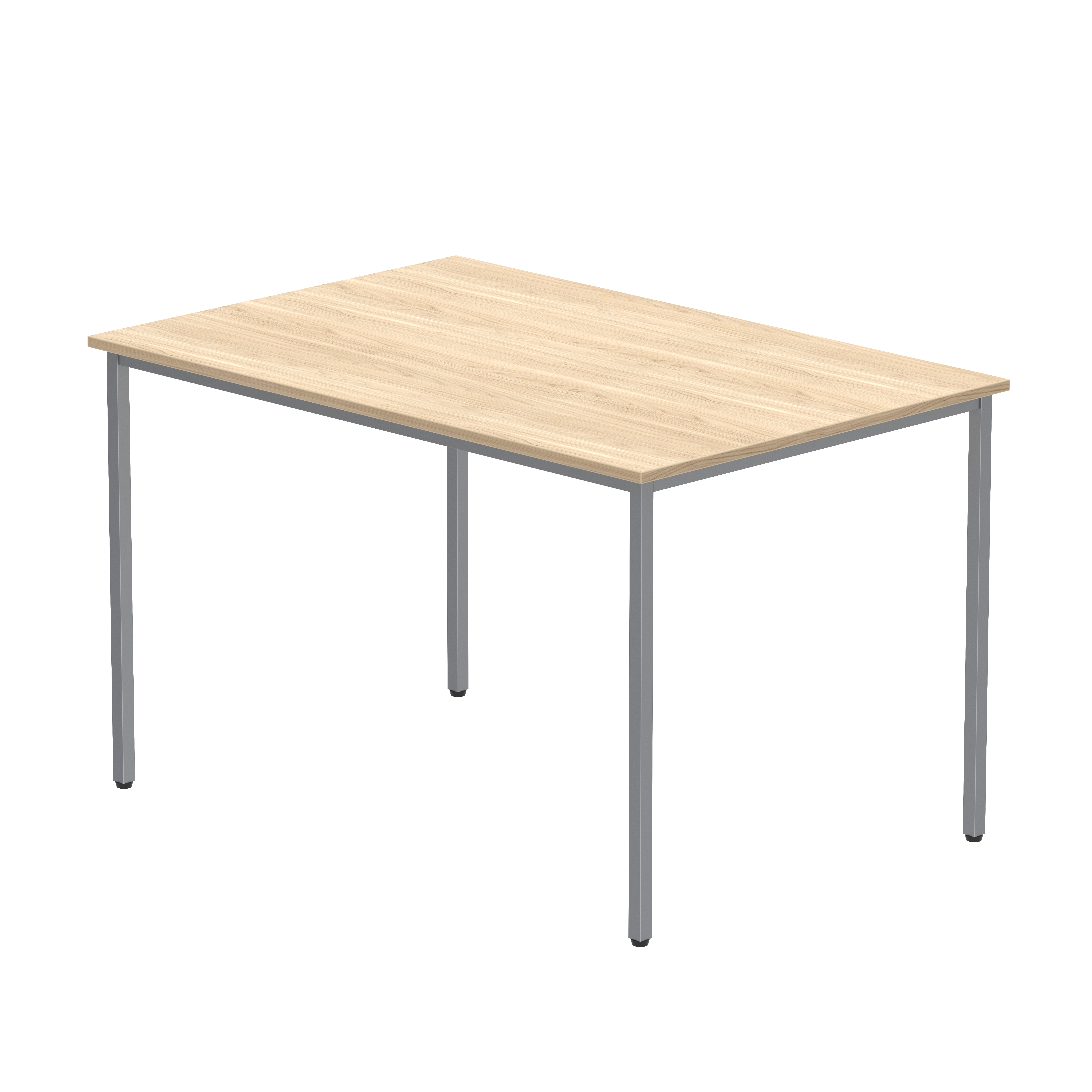 Office Rectangular Multi-Use Table (FSC) | 1200X800 | Canadian Oak/Silver thumbnail 2