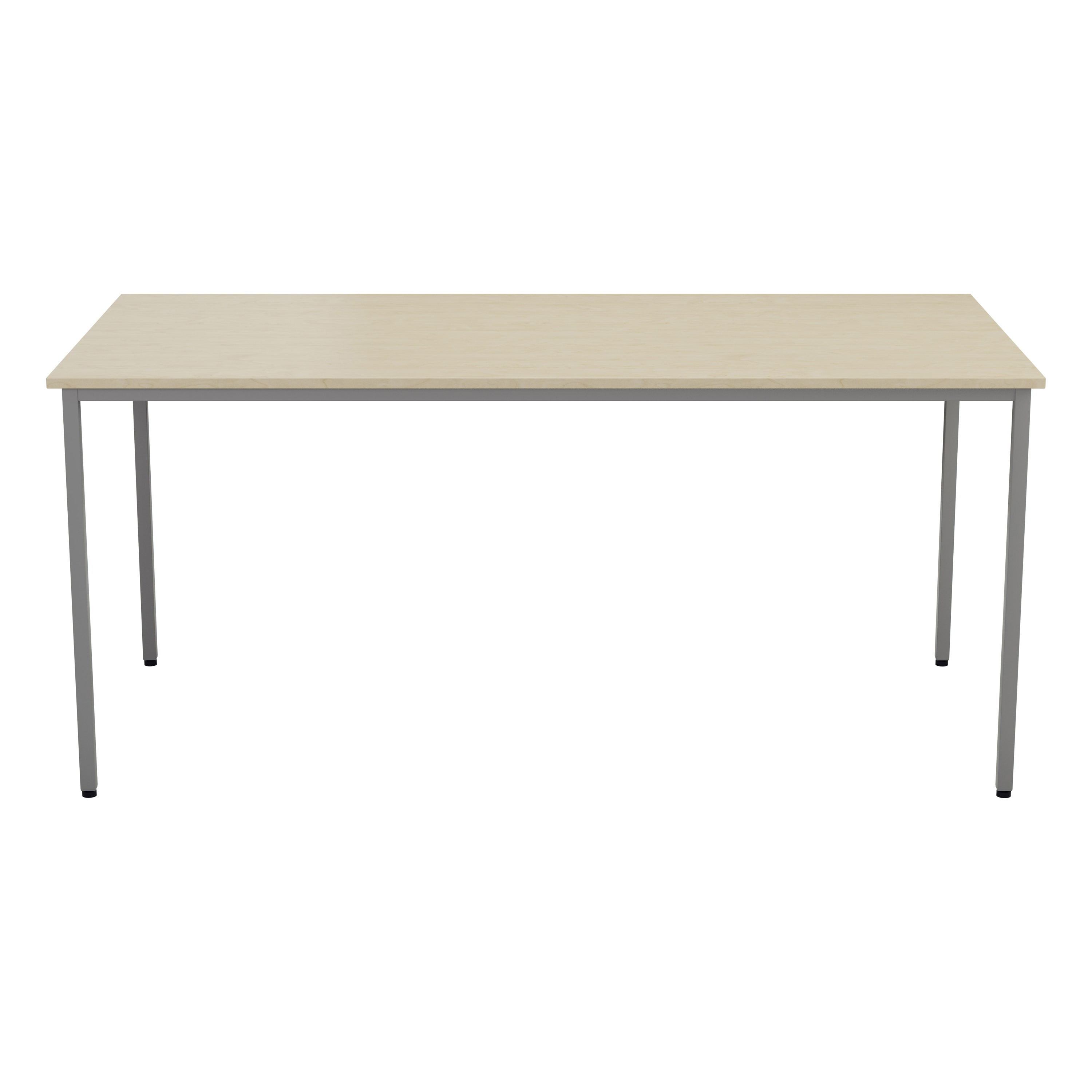 Rectangular Multipurpose Table | 1600 X 800 | Maple/Silver thumbnail 2