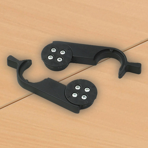 Under Desk Linking Mechanism Black (Pair) (FSC) thumbnail 3