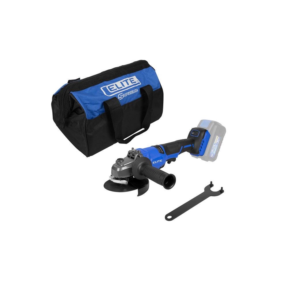 Esmeriladora inalámbrica desde 4 1/2" - 6” sin escobillas ELITE. No incluye batería ni cargador.