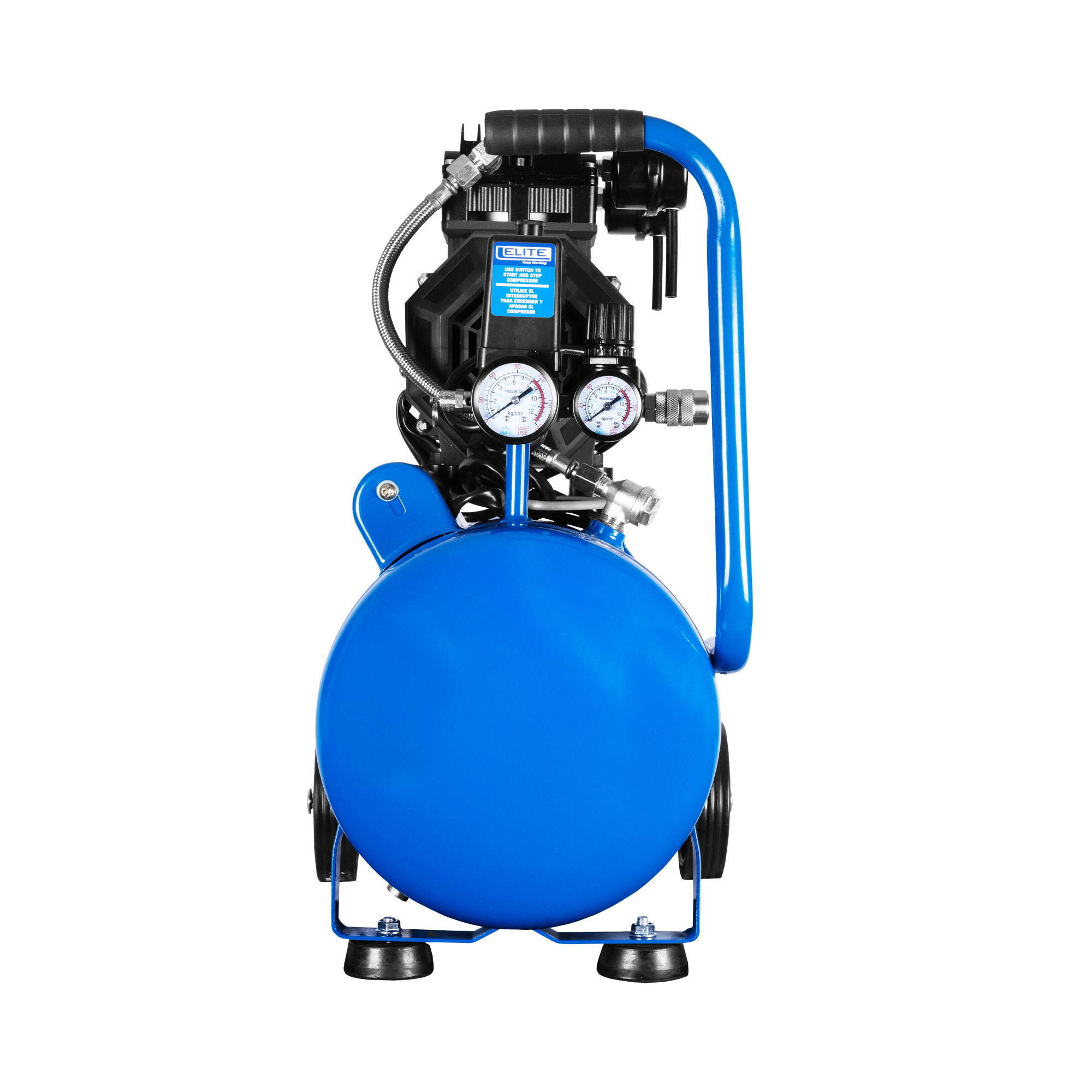 Compresor de acople directo libre de aceite 25 Lts  2.5 Hp, 125 PSI, 6,1 CFM, 110V-60Hz