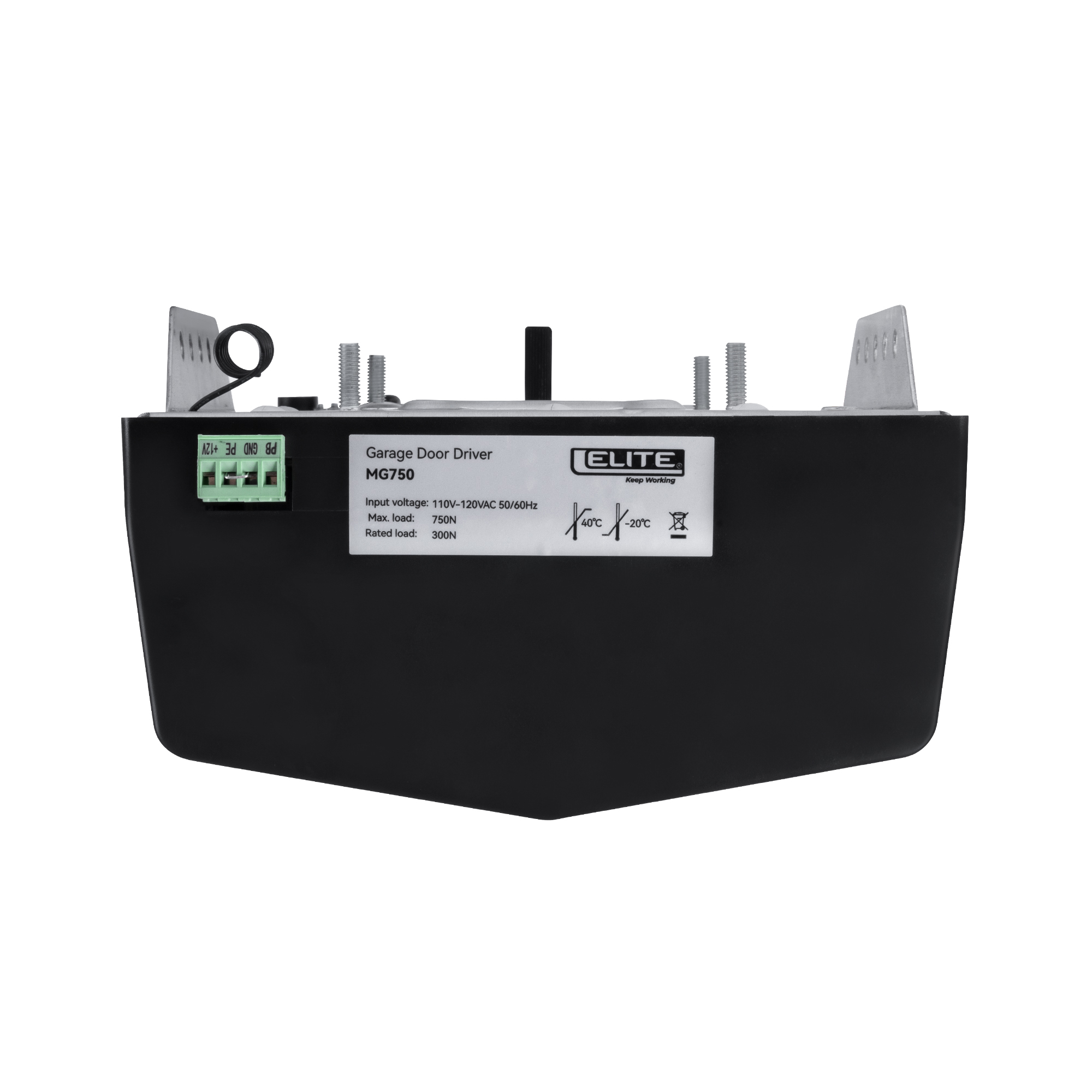 Sistema de apertura para puertas de garaje seccionales de alta velocidad para puertas de hasta 100Kg. 24V. 1/2 Hp (750N). LIFT 750 MG750