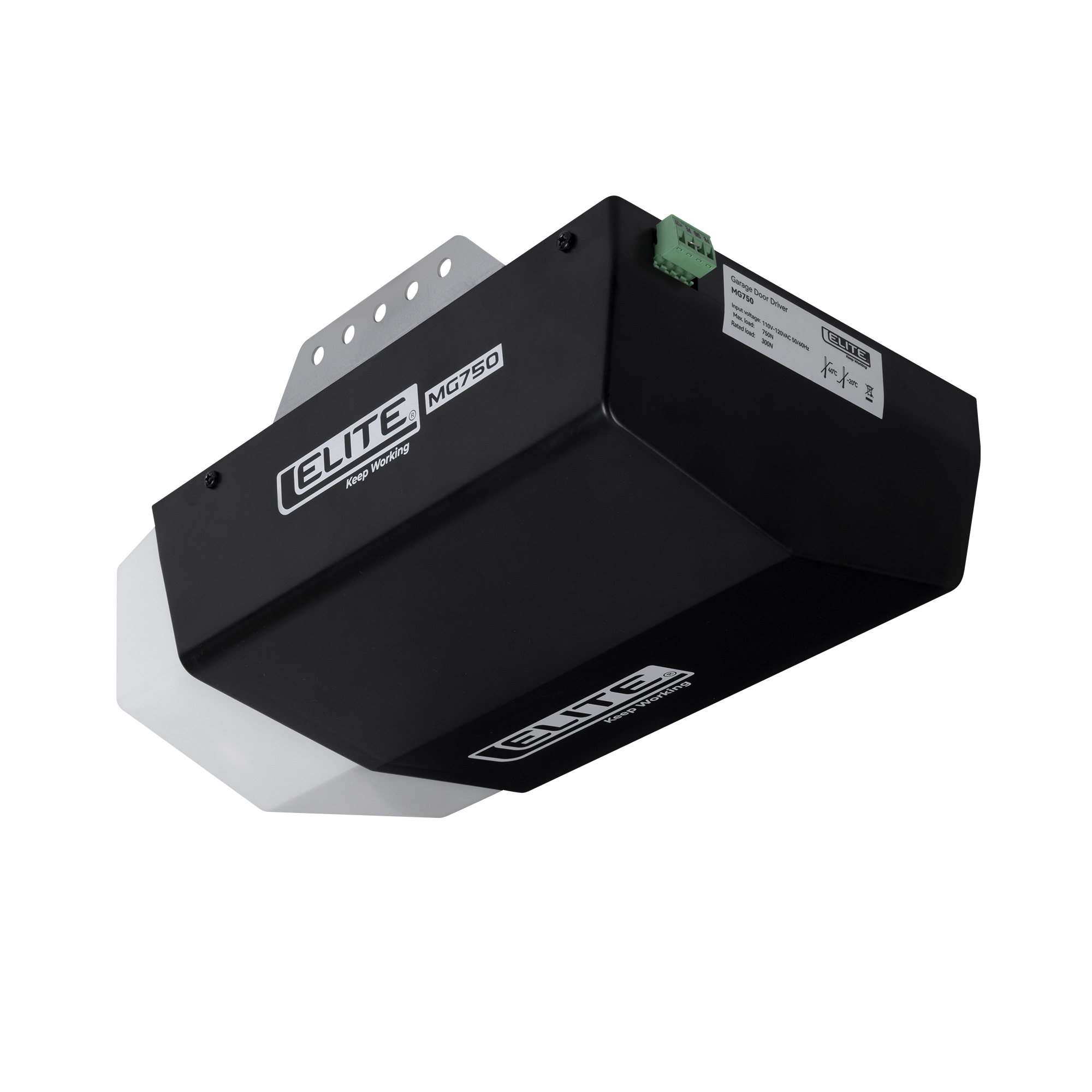 Sistema de apertura para puertas de garaje seccionales de alta velocidad para puertas de hasta 100Kg. 24V. 1/2 Hp (750N). LIFT 750 MG750