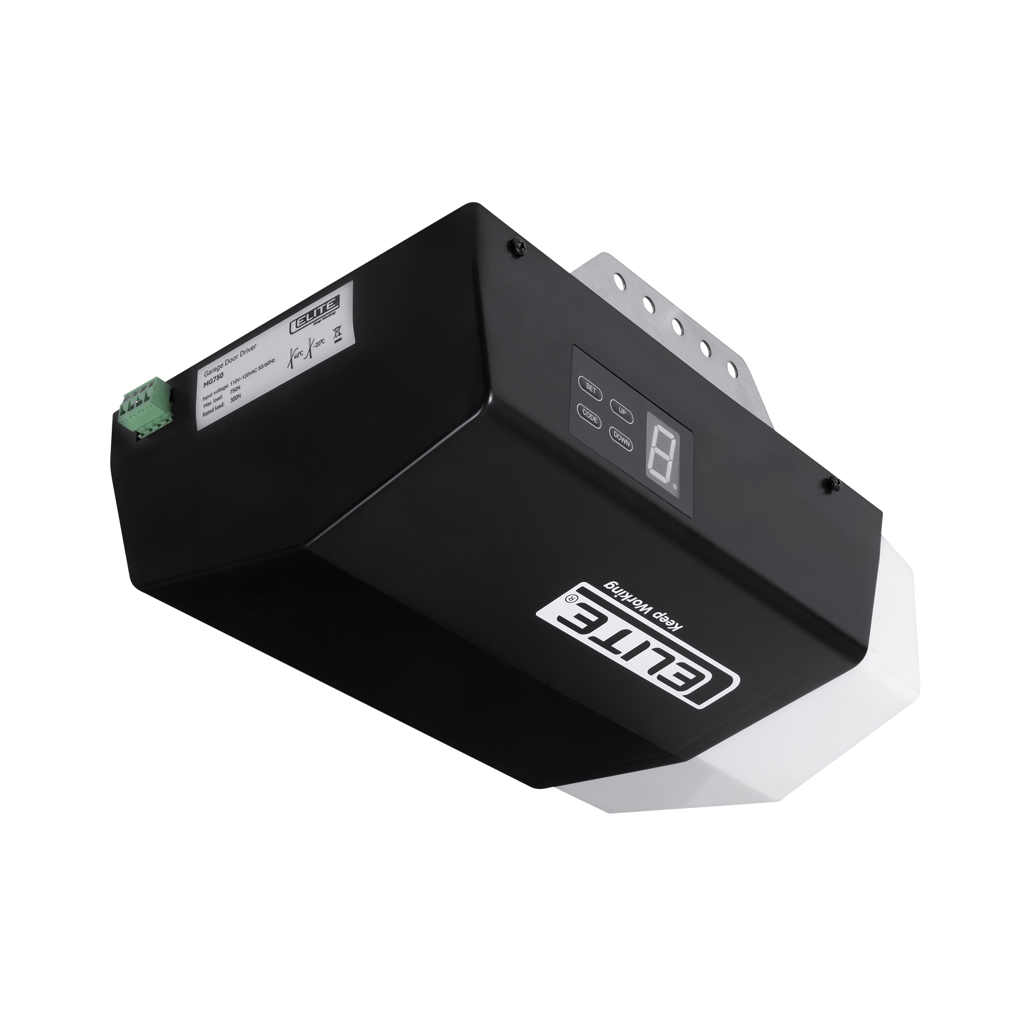 Sistema de apertura para puertas de garaje seccionales de alta velocidad para puertas de hasta 100Kg. 24V. 1/2 Hp (750N). LIFT 750 MG750