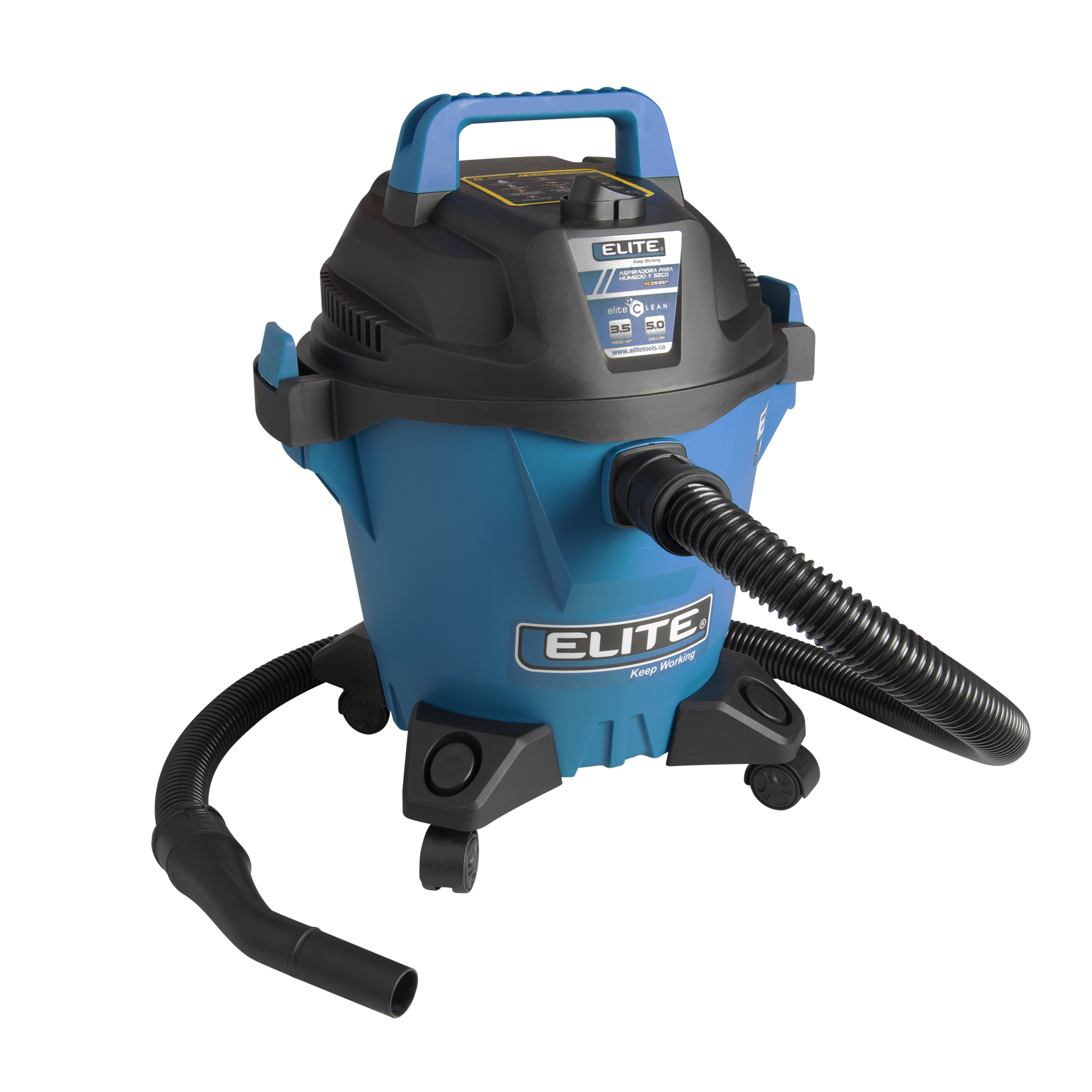 Aspiradora 3.5 Hp 19 L / 5.0 G Húmedo / seco ELITE