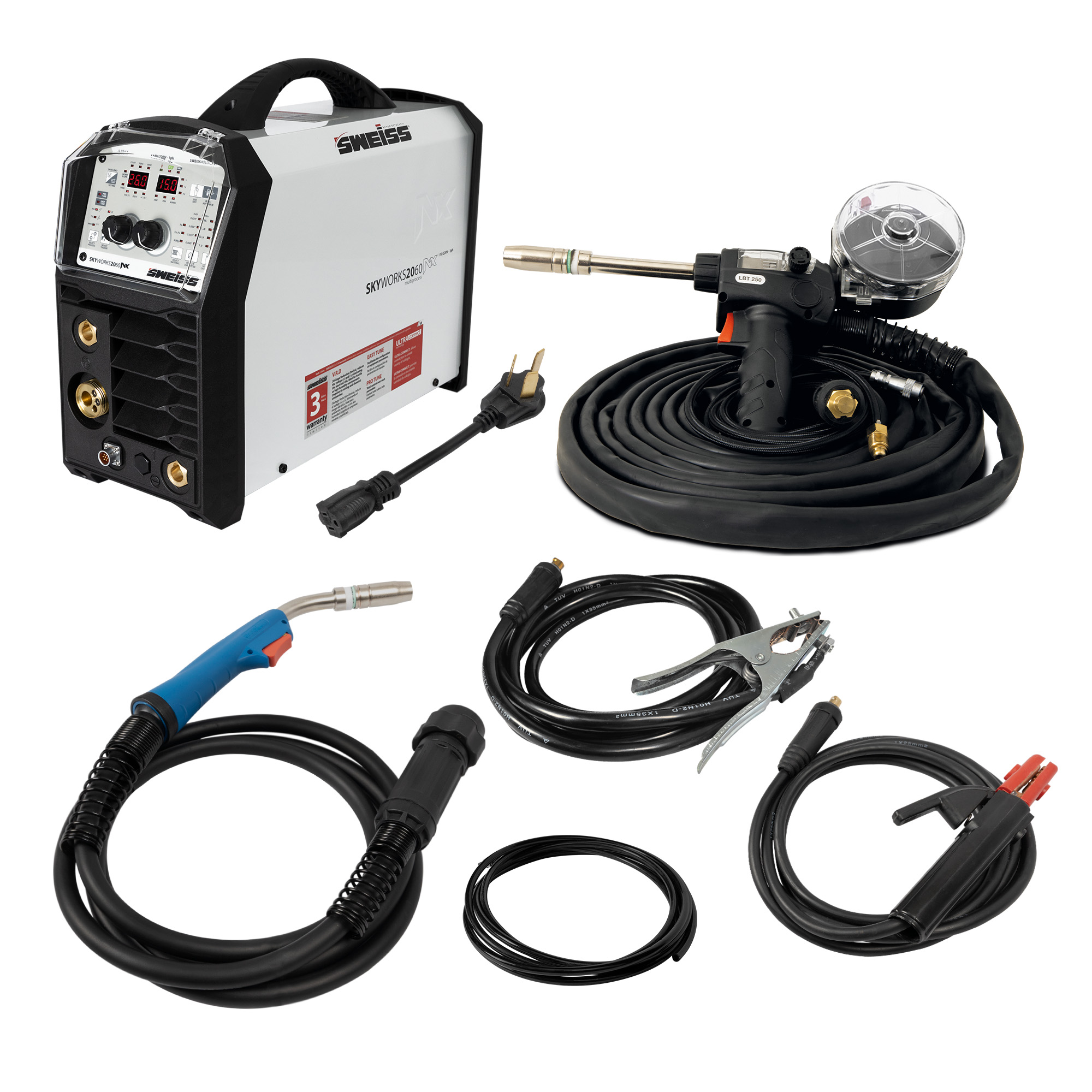 Soldador inversor 200 Amperios MIG/TIG/MMA SKYWORKS 2060NX