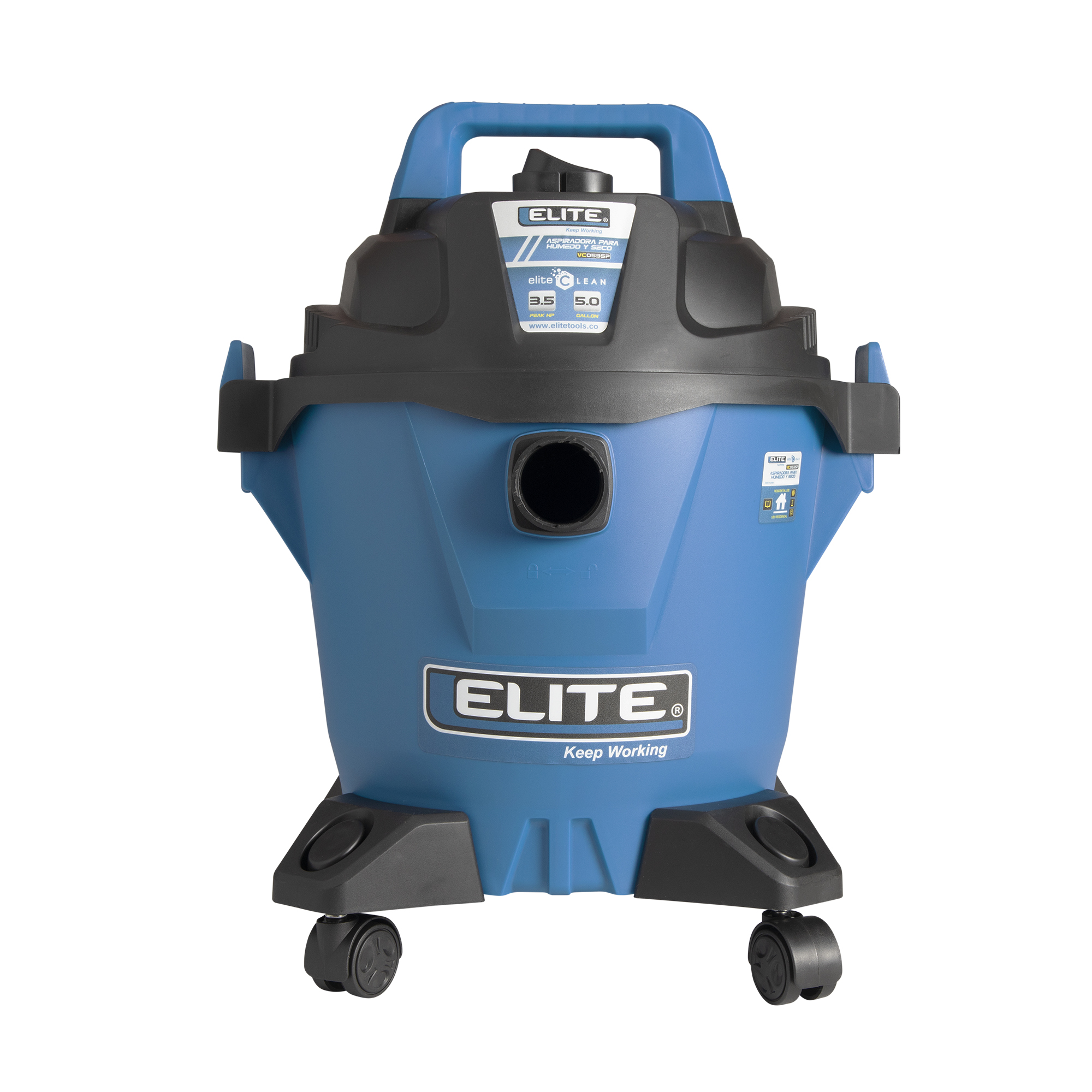 Aspiradora 3.5 Hp 19 L / 5.0 G Húmedo / seco ELITE