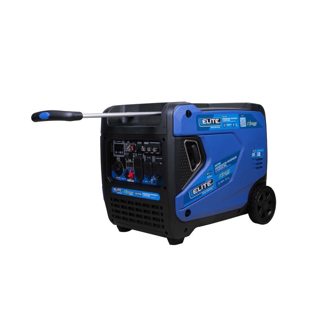 Generador inversor a gasolina Elite 2G70i 6.6 kW 110/220 V 60 Hz monofásico con arranque manual y eléctrico