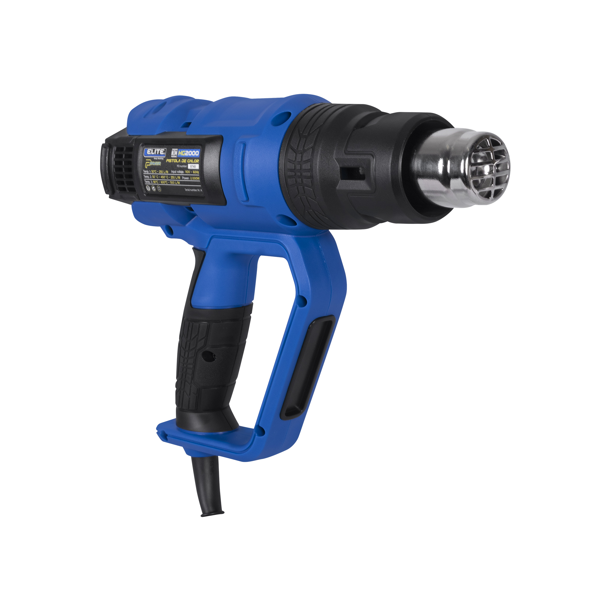 Pistola de Calor 2000W con Control de Temperatura Ajustable – Elite