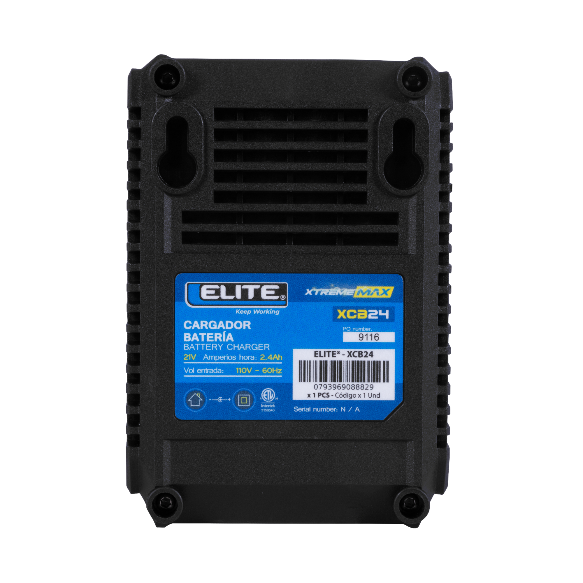 CARGADOR DE BATERIA 21V 2,4A, ELITE