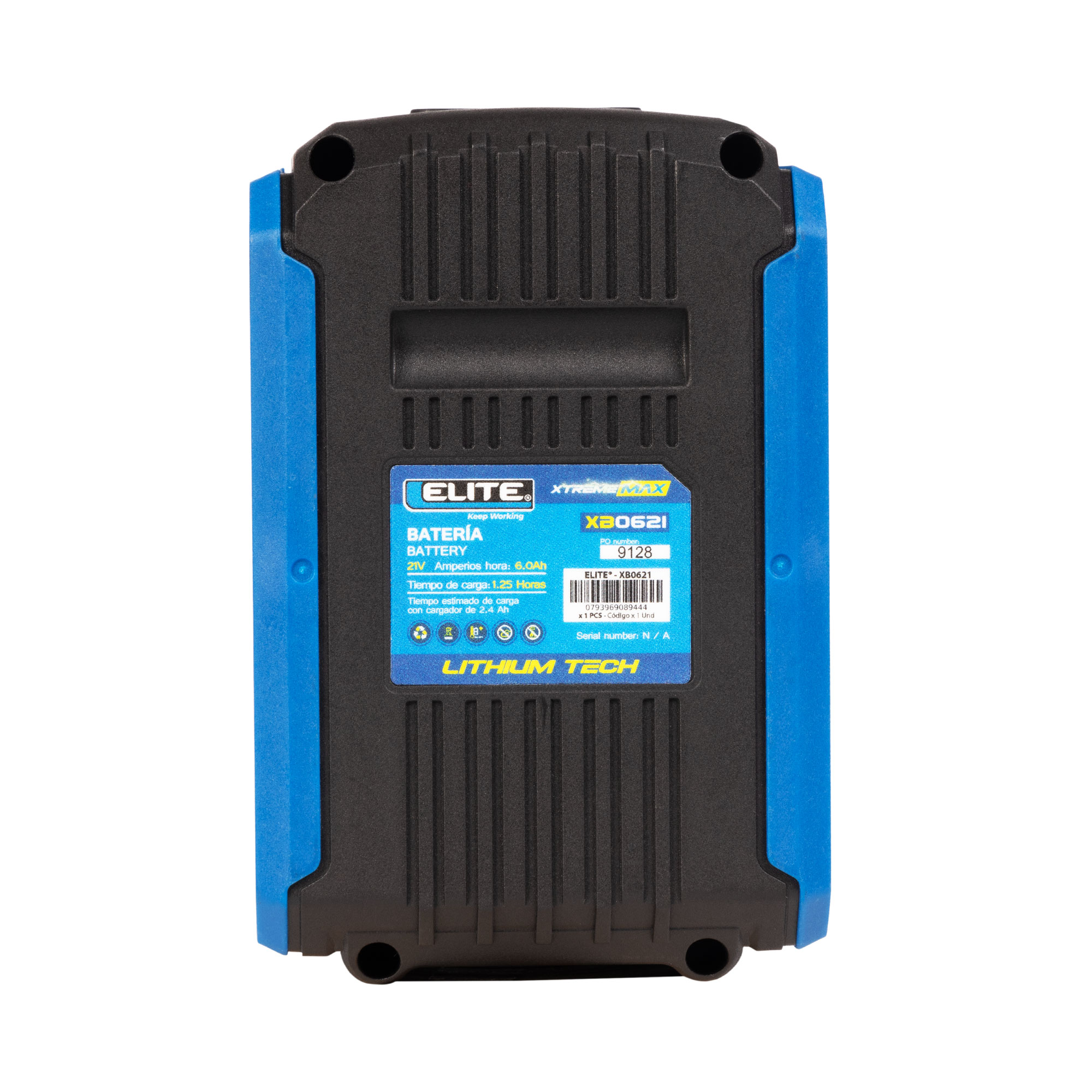 BATERIA ION DE LITHIO 21V, 6AH, ELITE