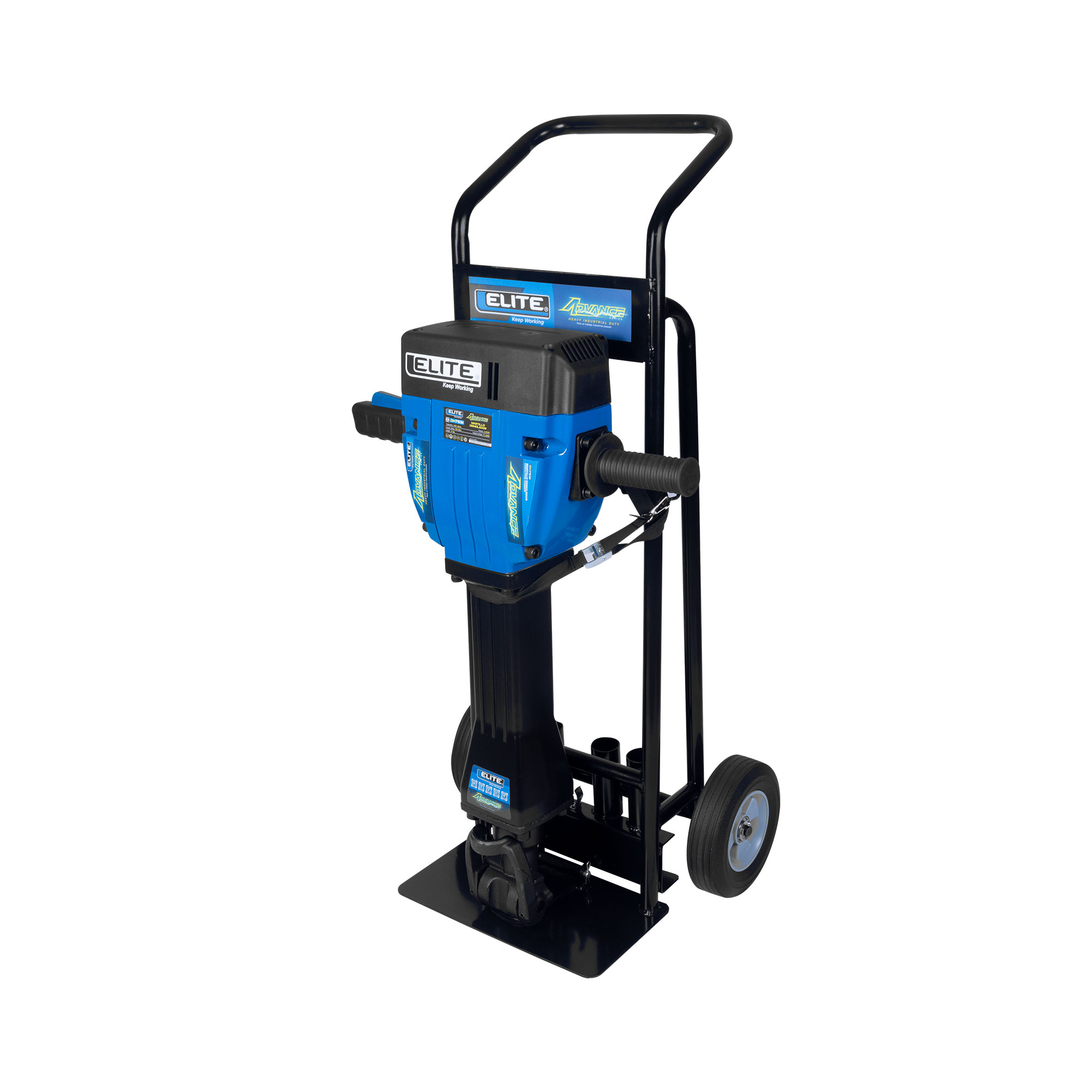 Martillo Demoledor 75 JOULES, 2.200W, HEX28MM 31kg, 110V-60HZ, CON TROLLEY