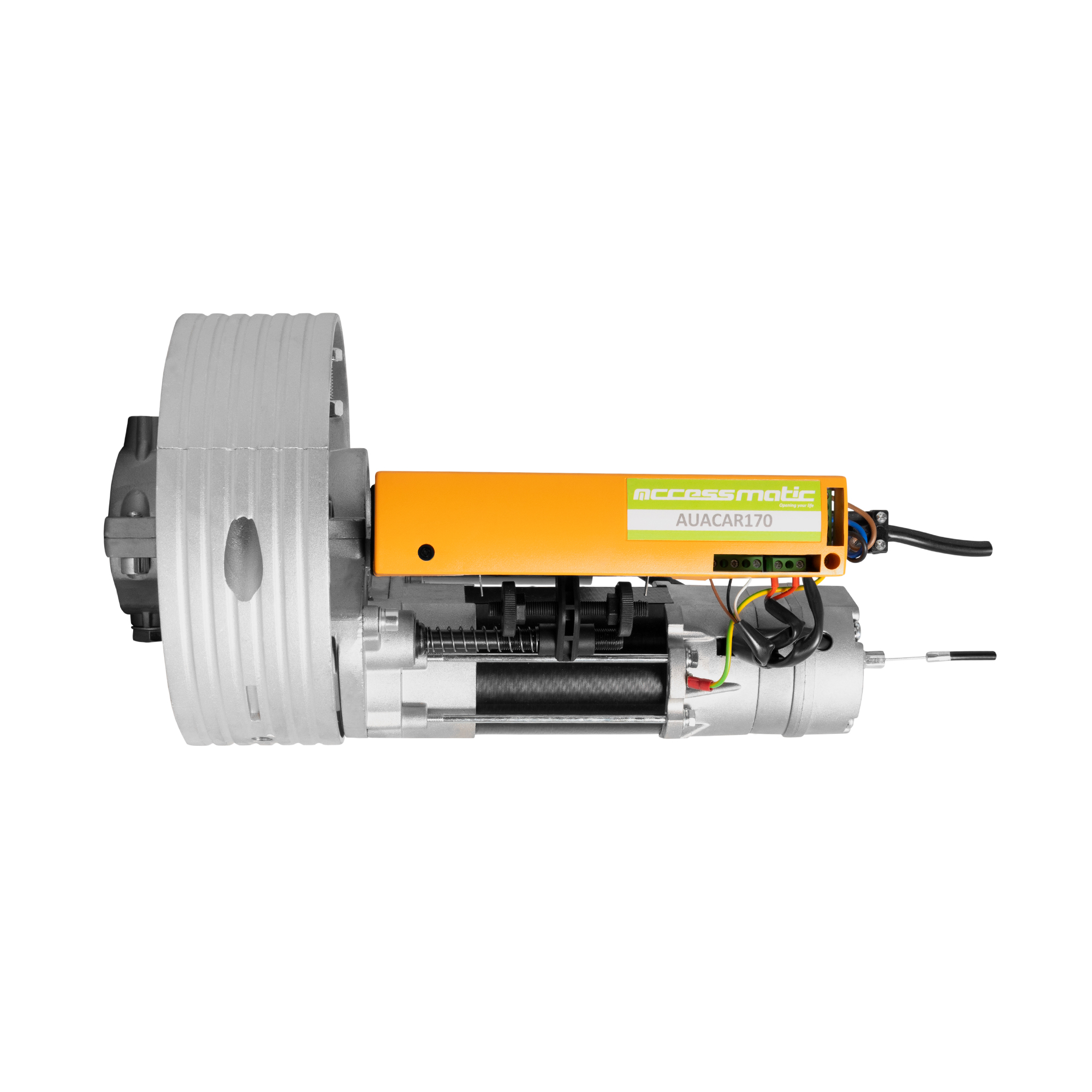 Sistema central de apertura para puertas enrollables compensadas de hasta 170 Kg. ARMADILLO170
