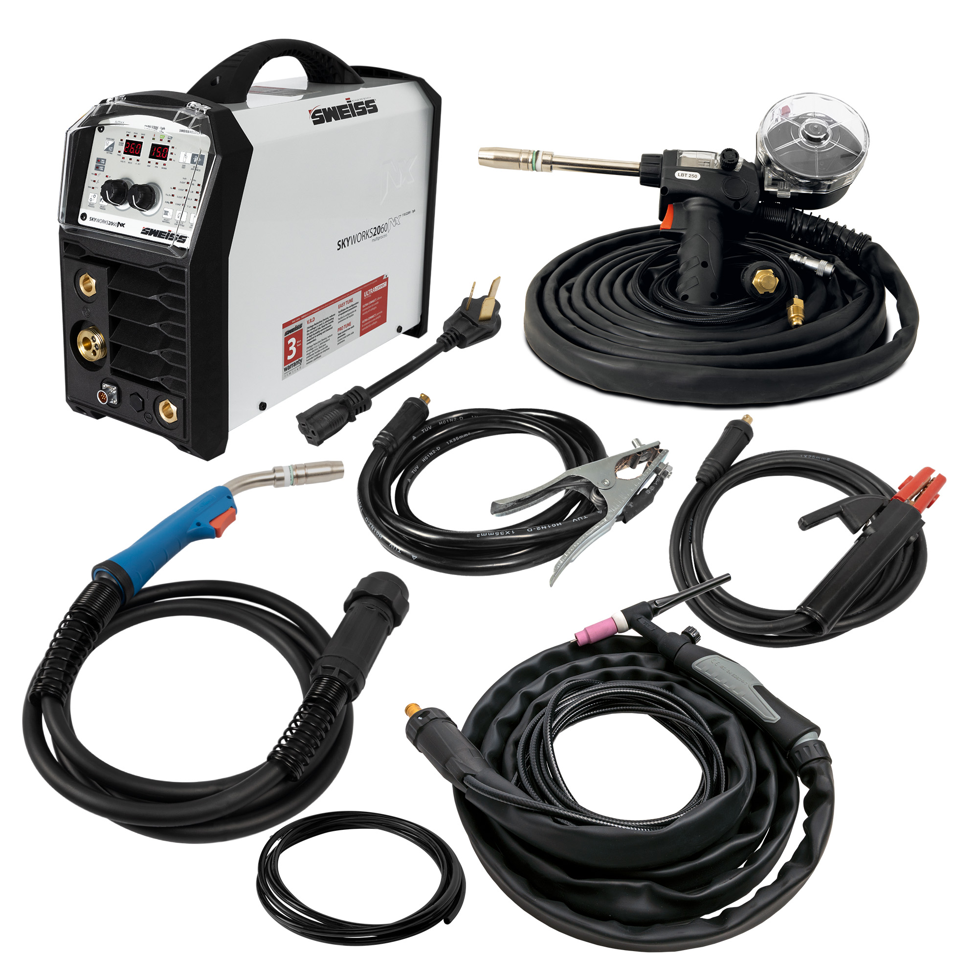 Soldador inversor 200 Amperios MIG/TIG/MMA SKYWORKS 2060NX