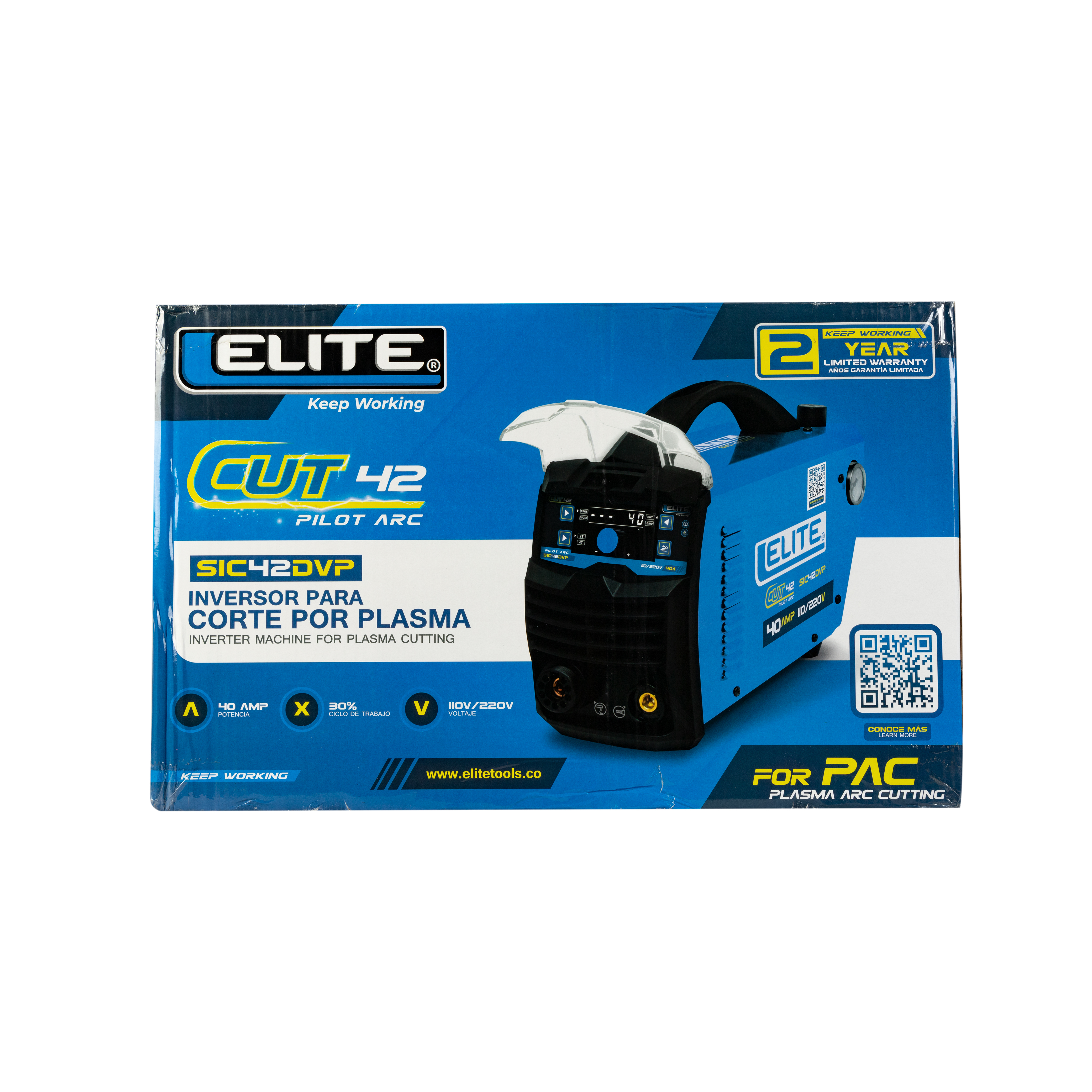 CORTADOR POR PLASMA ELITE SIC42DVP DUAL VOLTAGE 42A PORTABLE 110/220V