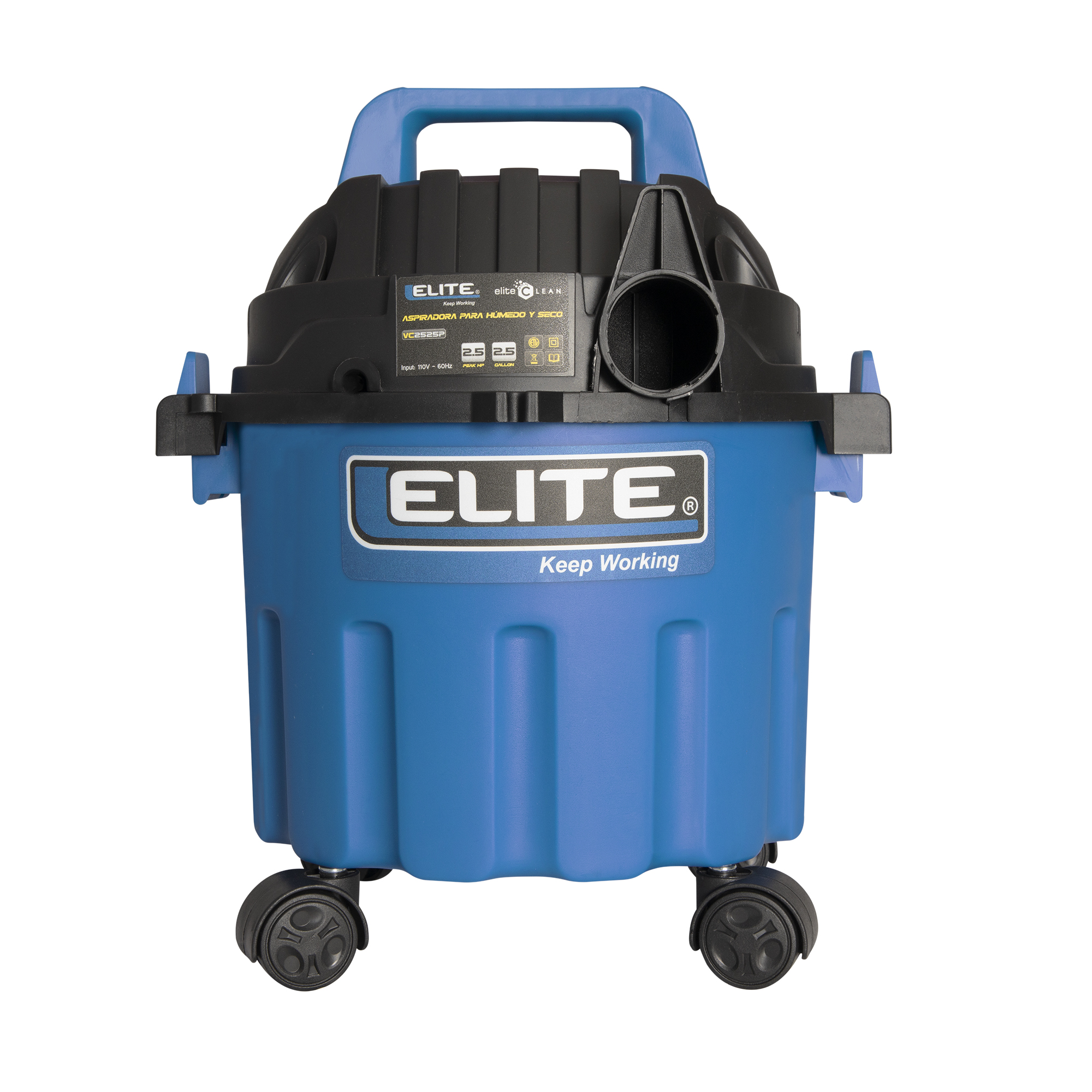 Aspiradora 2.5 Hp 9.5 L / 2.5 G Húmedo / seco ELITE