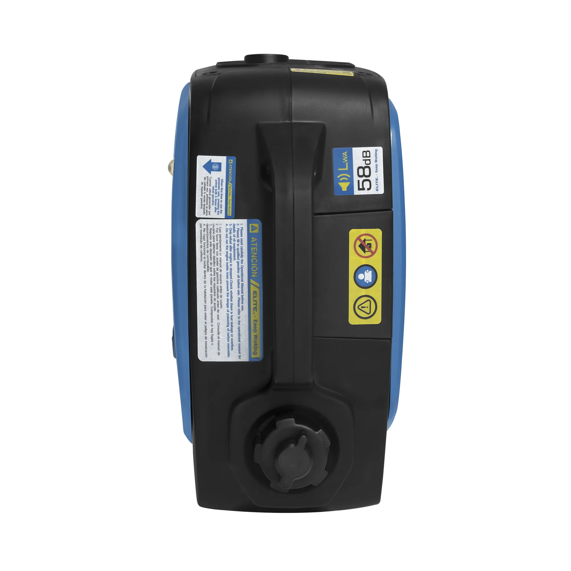 Generador eléctrico a gasolina inversor 800W Ref. 2G10i ELITE
