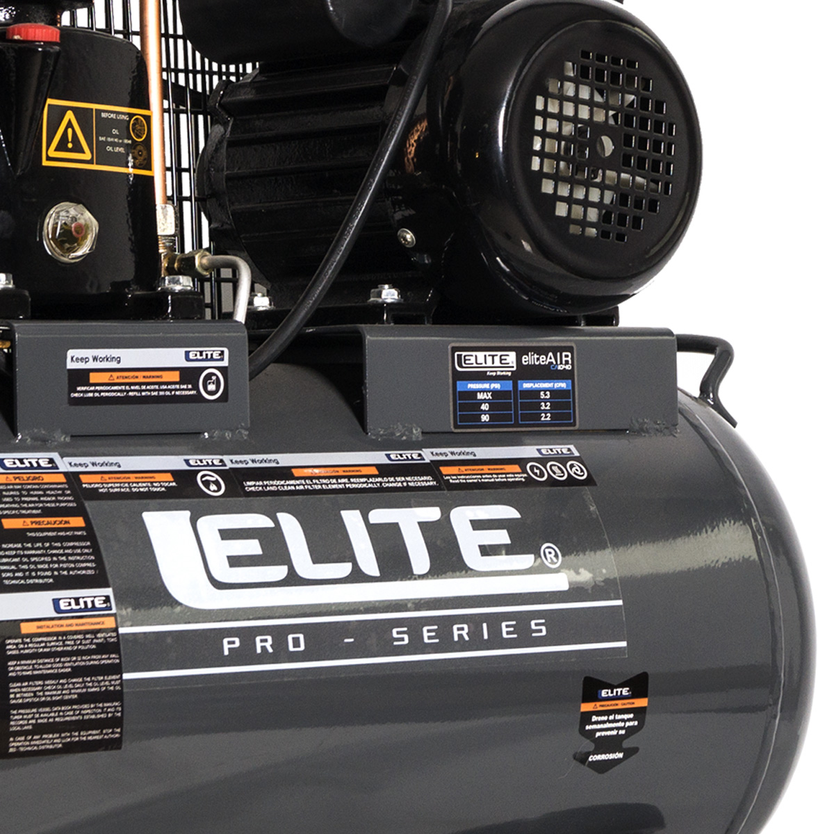 Compresor de aire 40L 115 Psi ELITE