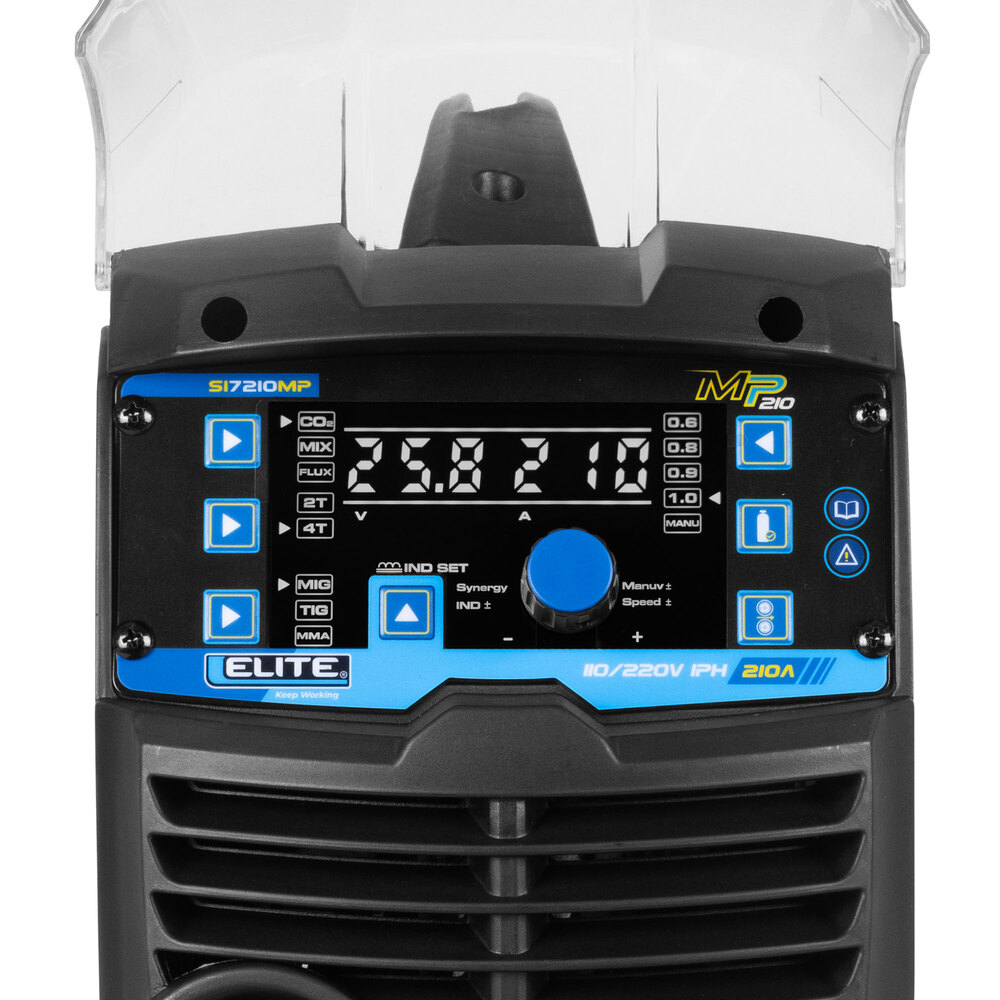 Soldador Inversor MULTIPROCESOS ELITE MP 210 5KG - 210A 110/220V