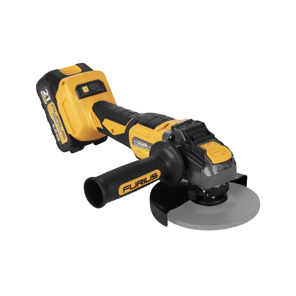 Esmeriladora angular inalámbrica brushless 4 1/2" 21V FAG2170K FAG2170K FURIUS