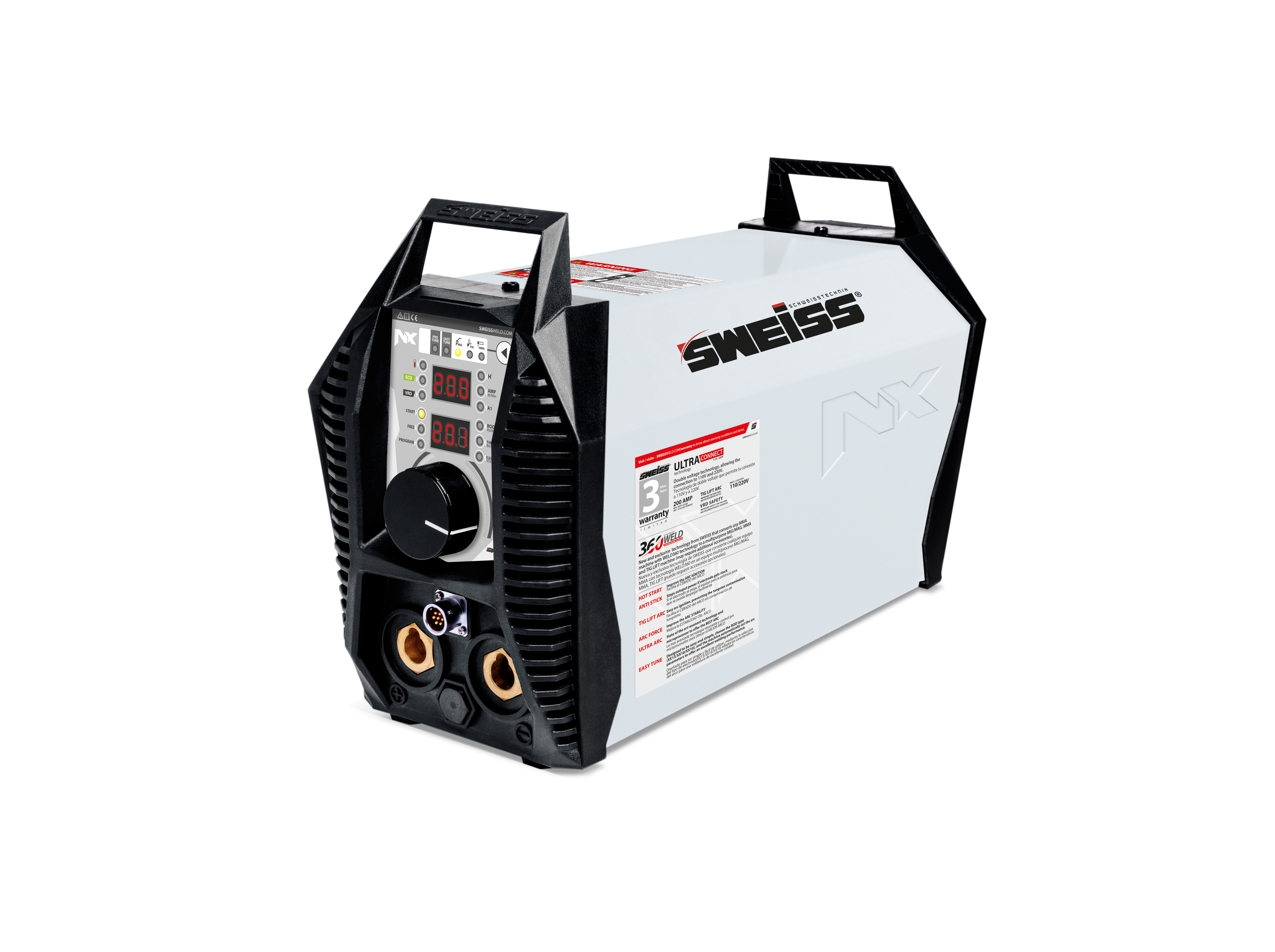 Soldador inversor 200A ULTRACONNECT 110/220V SKYMAX 2040 NX
