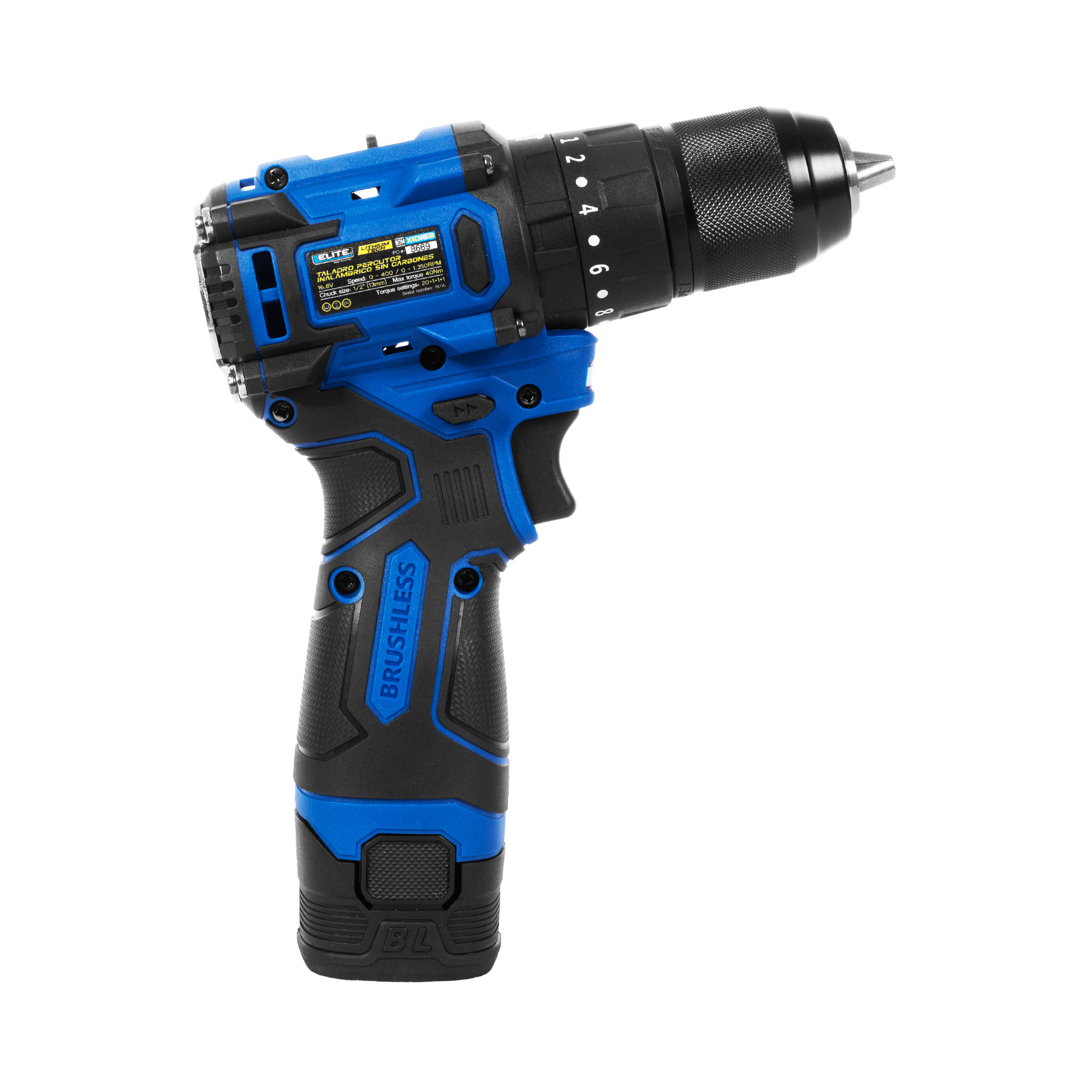 TALADRO DE IMPACTO INALAMBRICO BRUSHLESS 16,8V