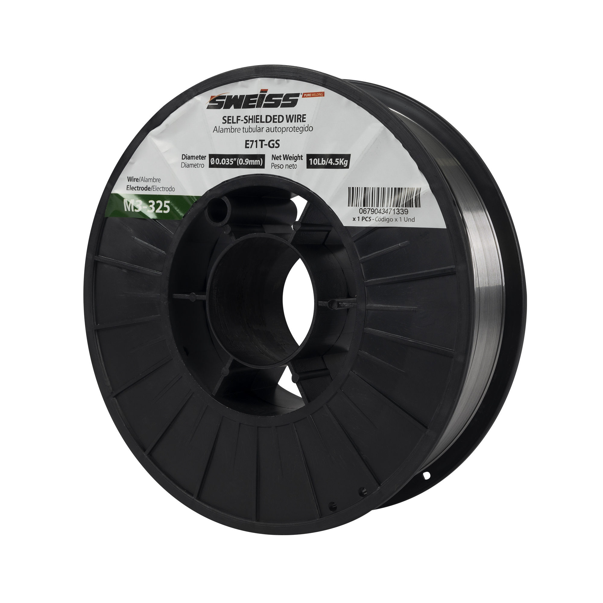 Rollo soldadura tubular autoprotegida 0.035” (0.9mm)