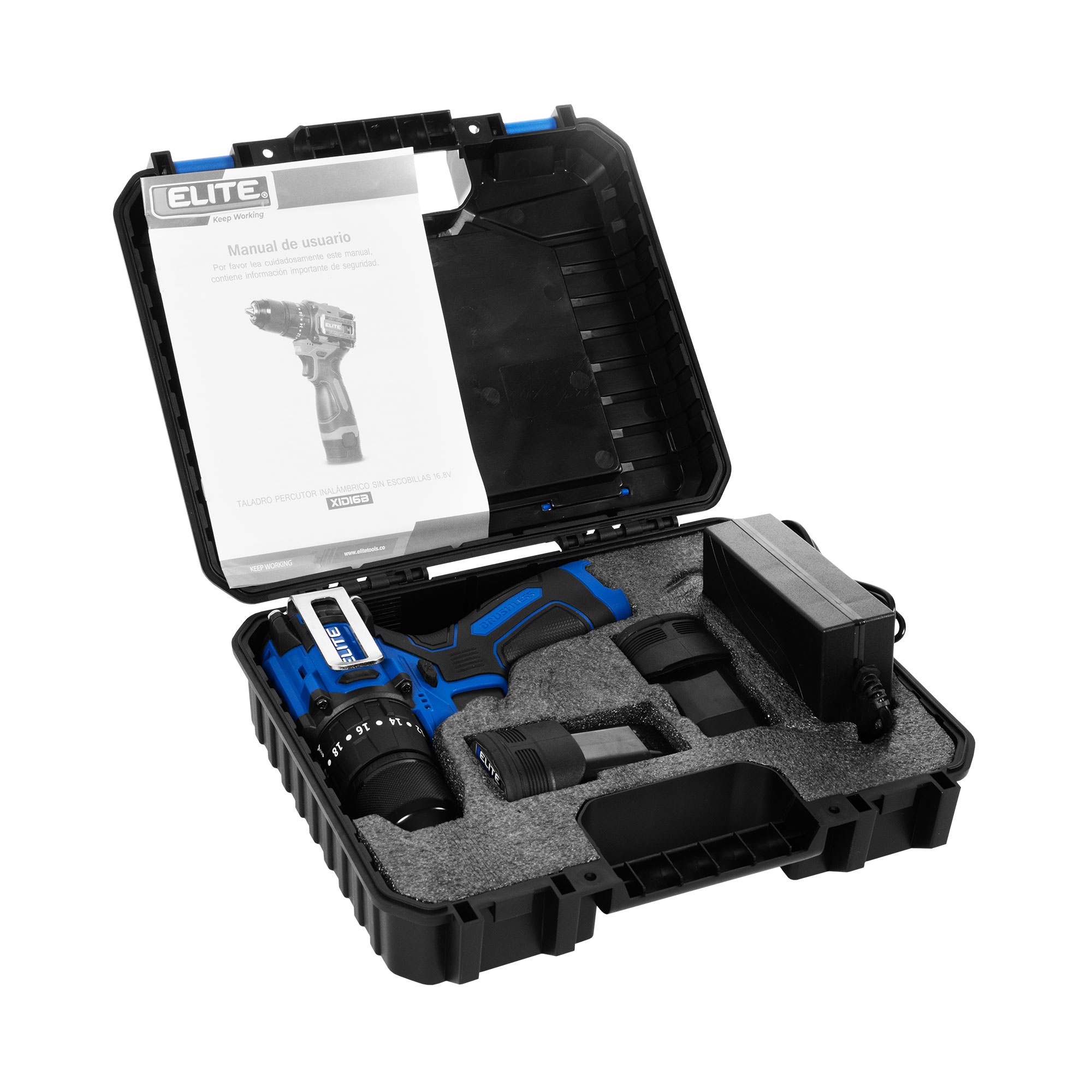 TALADRO DE IMPACTO INALAMBRICO BRUSHLESS 16,8V