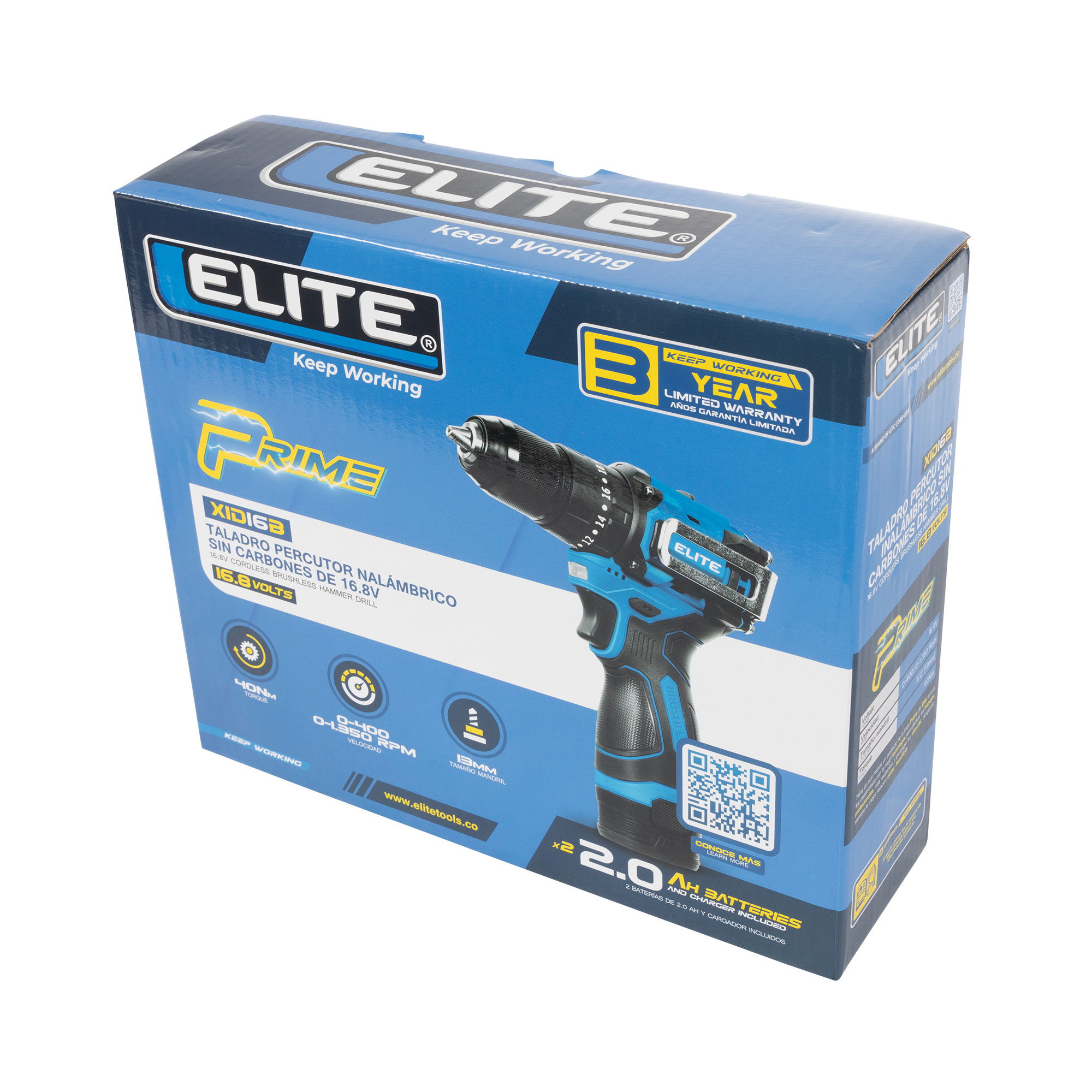 TALADRO DE IMPACTO INALAMBRICO BRUSHLESS 16,8V