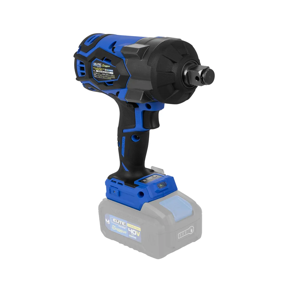 LLAVE DE IMPACTO INALÁMBRICA 3/4” SIN ESCOBILLAS BTM (BRUSHLESS TECH MOTOR) (NO INCLUYE BATERÍA NI CARGADOR)