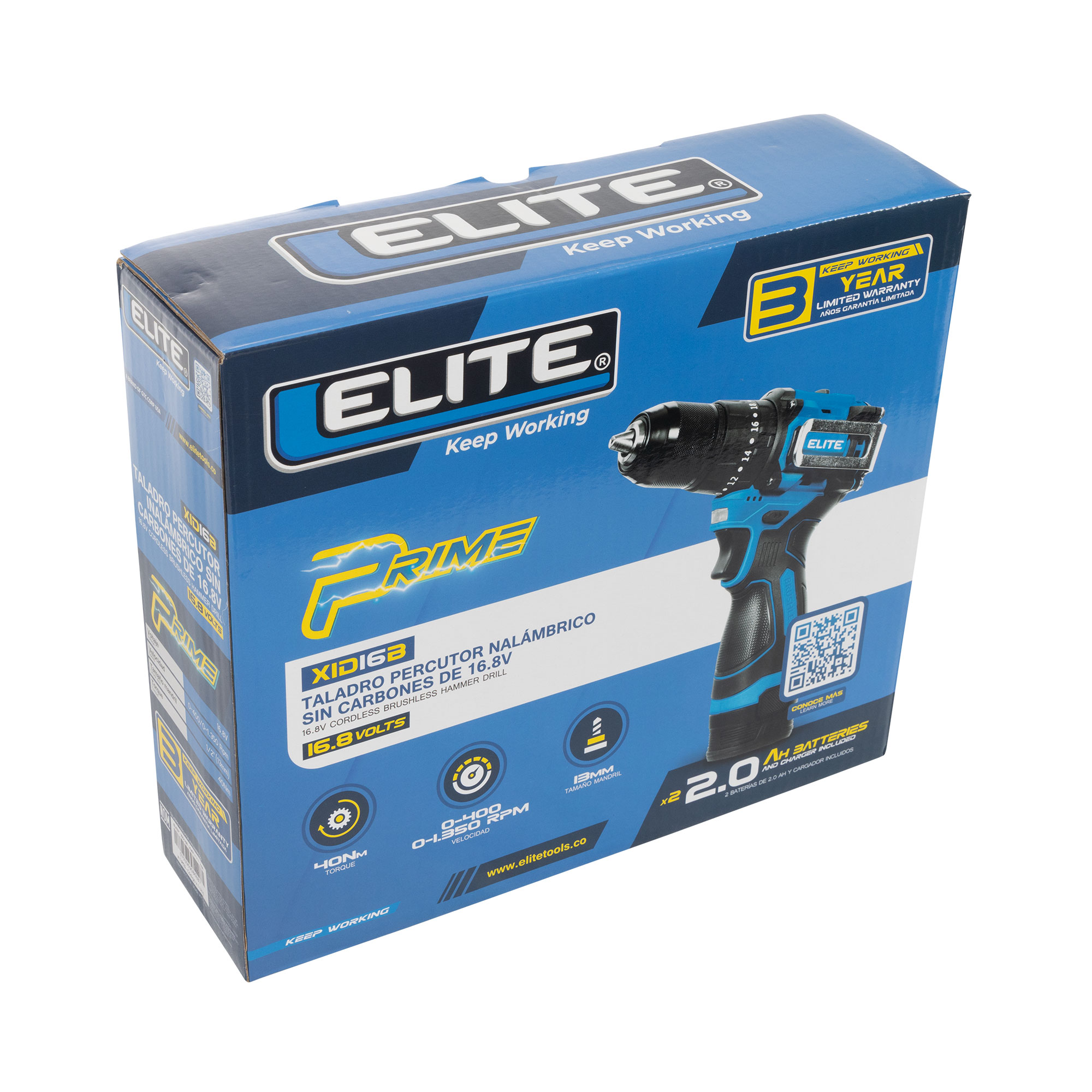 TALADRO DE IMPACTO INALAMBRICO BRUSHLESS 16,8V