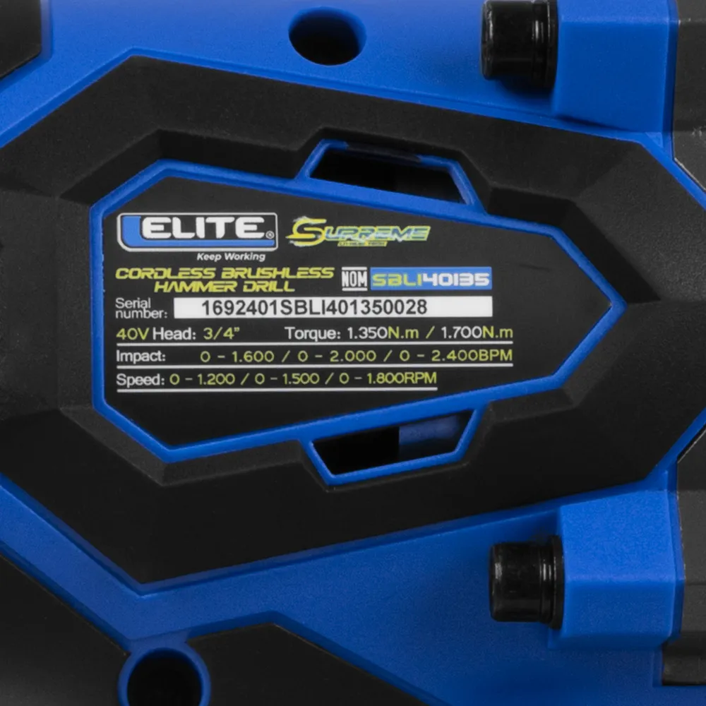 LLAVE DE IMPACTO INALÁMBRICA 3/4” SIN ESCOBILLAS BTM (BRUSHLESS TECH MOTOR) (NO INCLUYE BATERÍA NI CARGADOR)