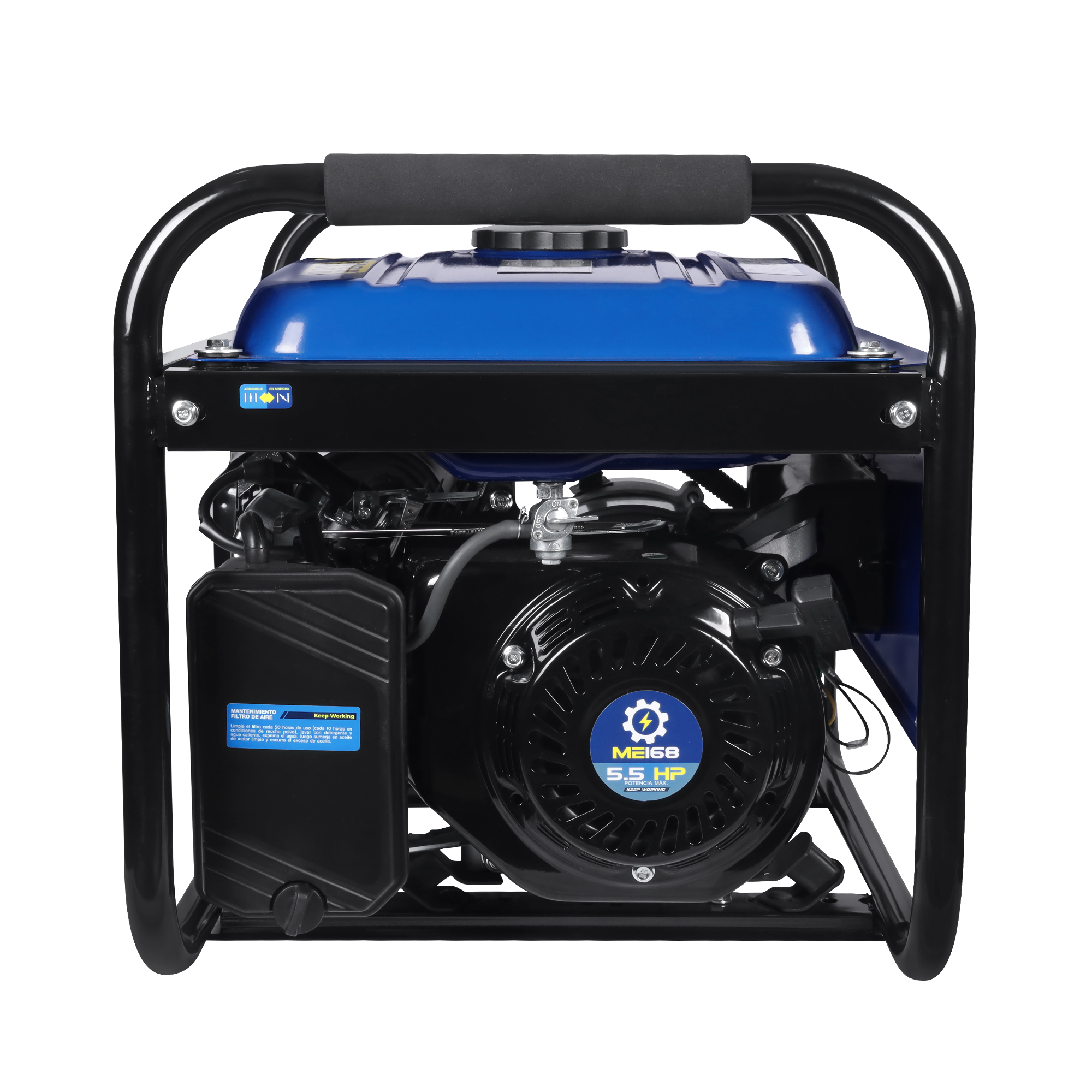 Generador portatil a gasolina 2.5KW 110V 60Hz 1PH