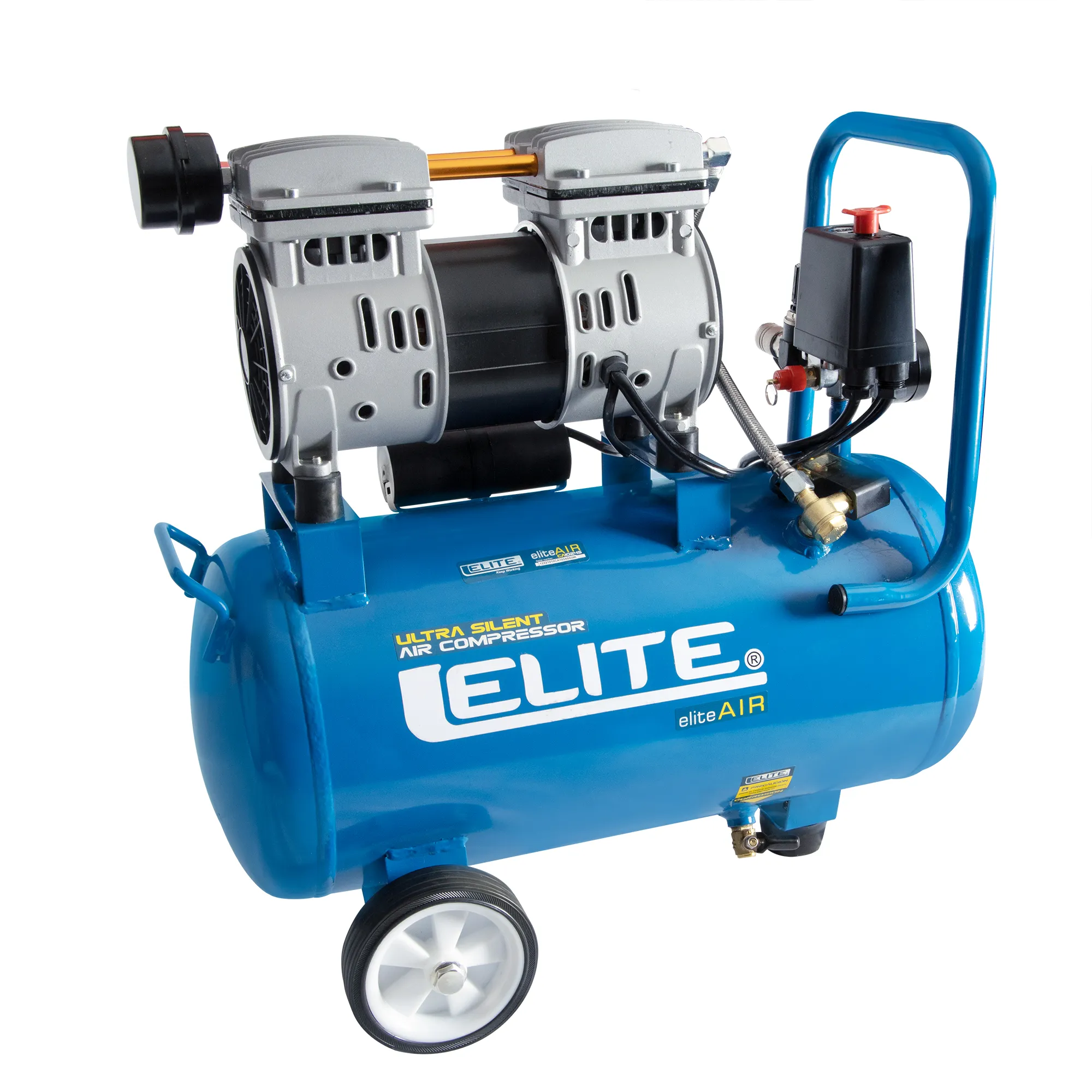 Compresor de aire ultra silencioso 1.0 Hp 24L ELITE