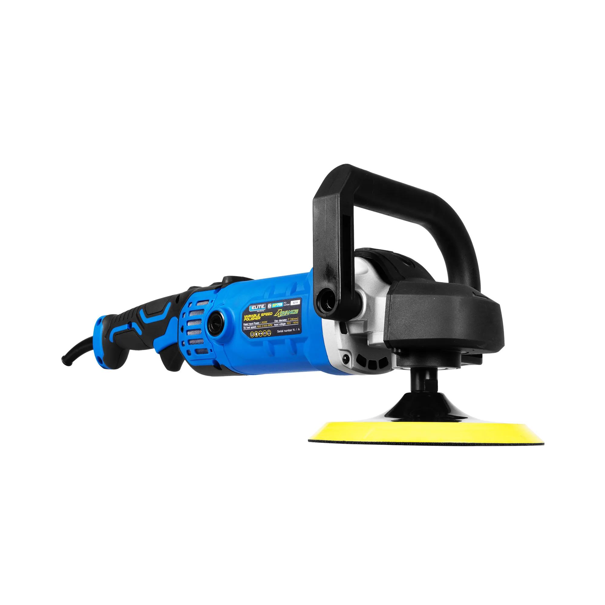 POLICHADORA ELECTRICA 7" con velocidad variable
