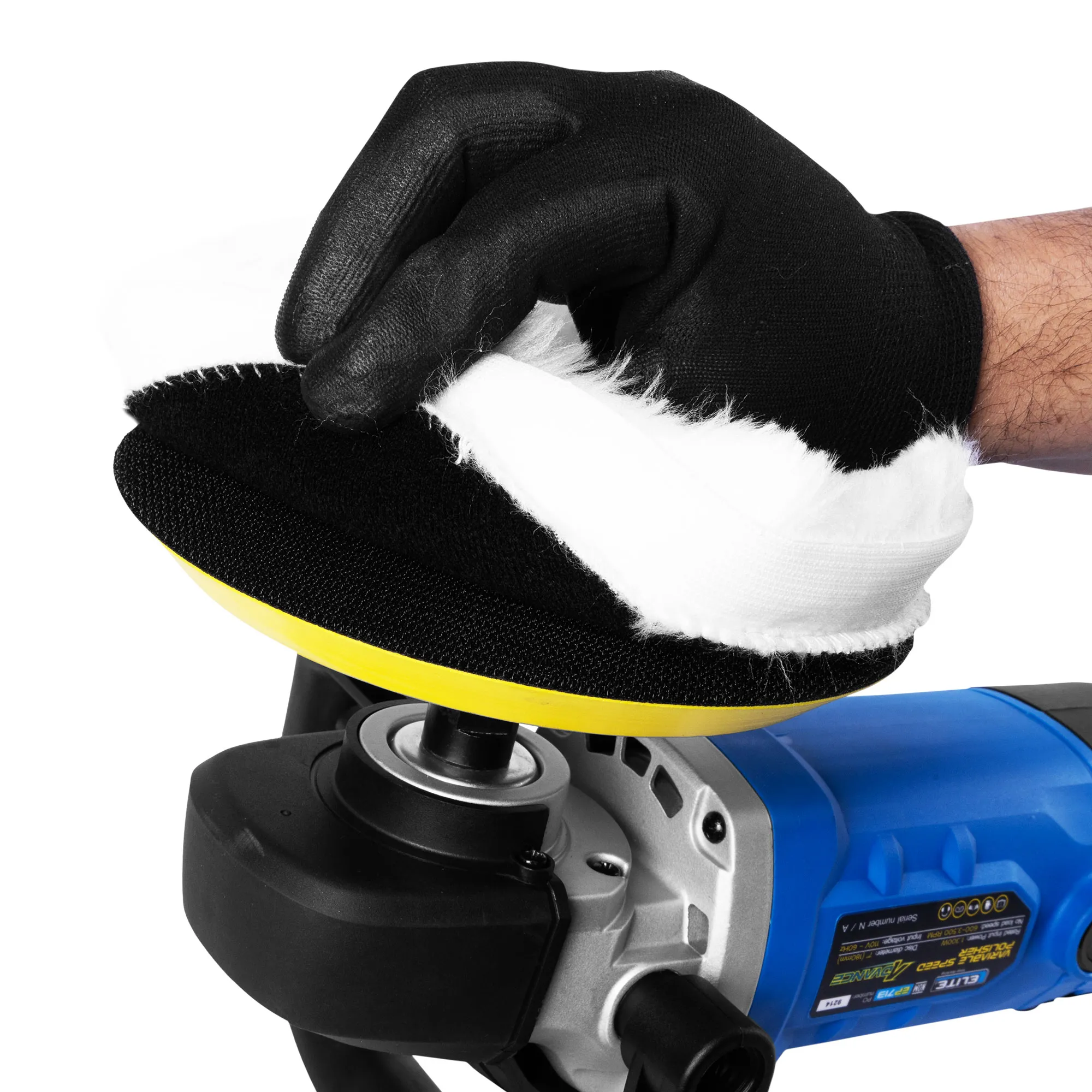 POLICHADORA ELECTRICA 7" con velocidad variable