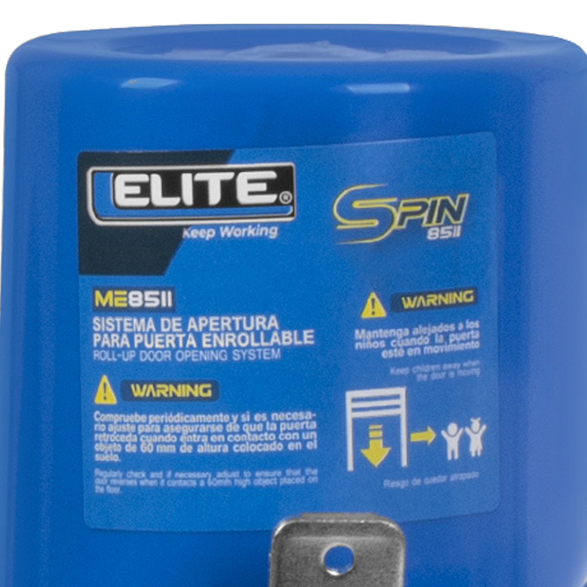 Sistema de apertura lateral para puertas enrollables de hasta 800 Kg (peso muerto). ME8511
