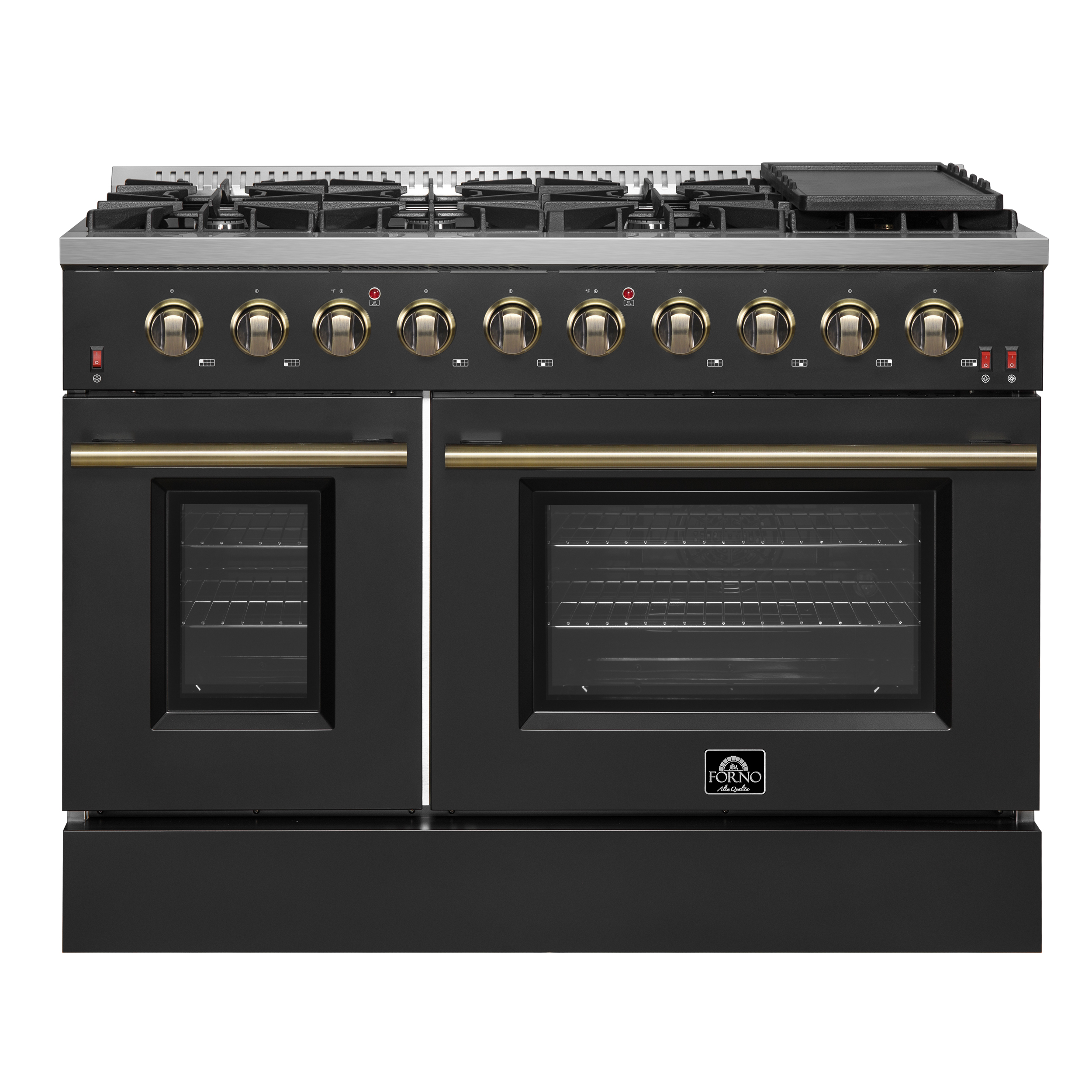 Model: FFSGS6244-48BLK | Forno 48" / 6.6 CF Gas Range, Convection