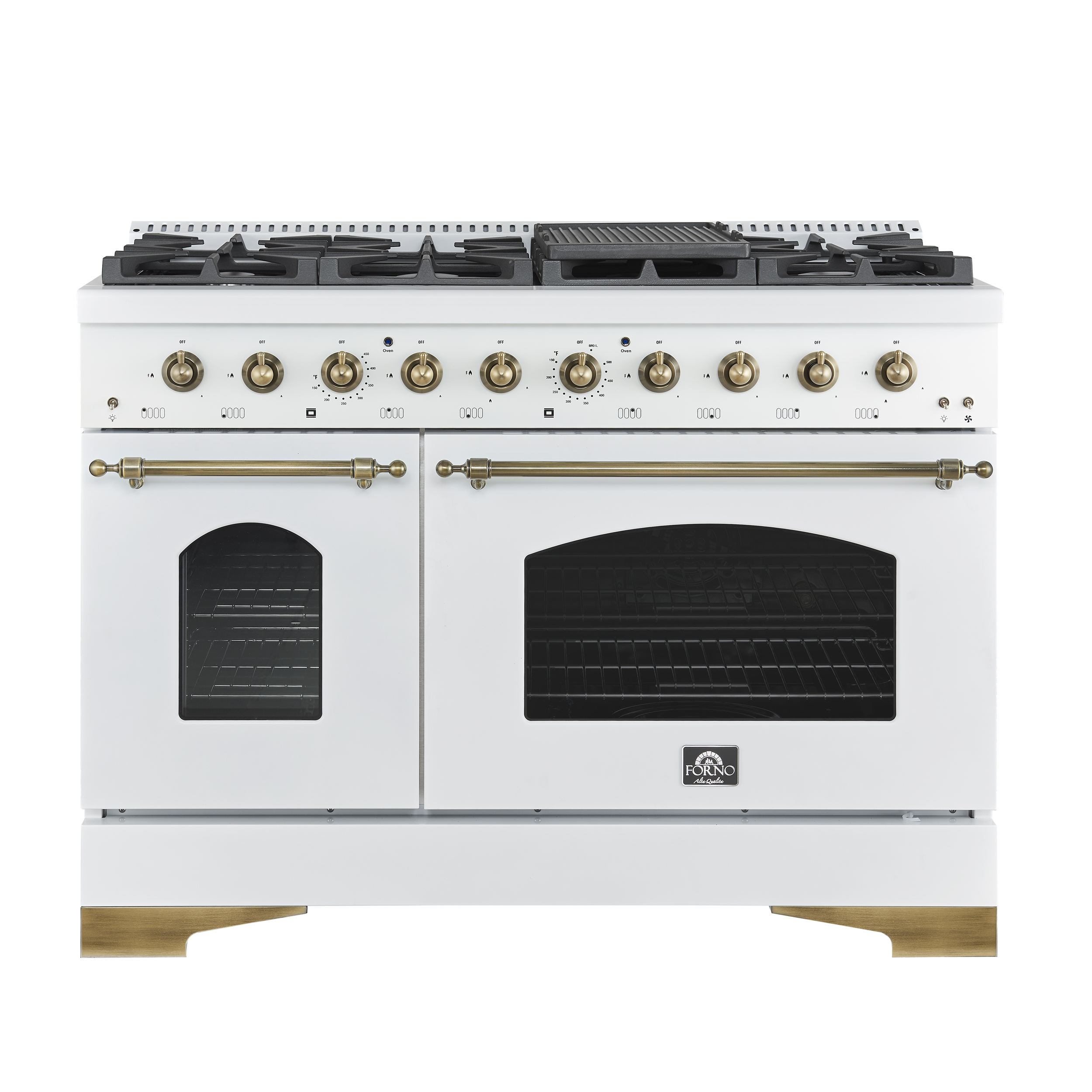 Model: FFSGS6219-48WHT | Forno 48" / 5.5 CF Gas Range, Convection