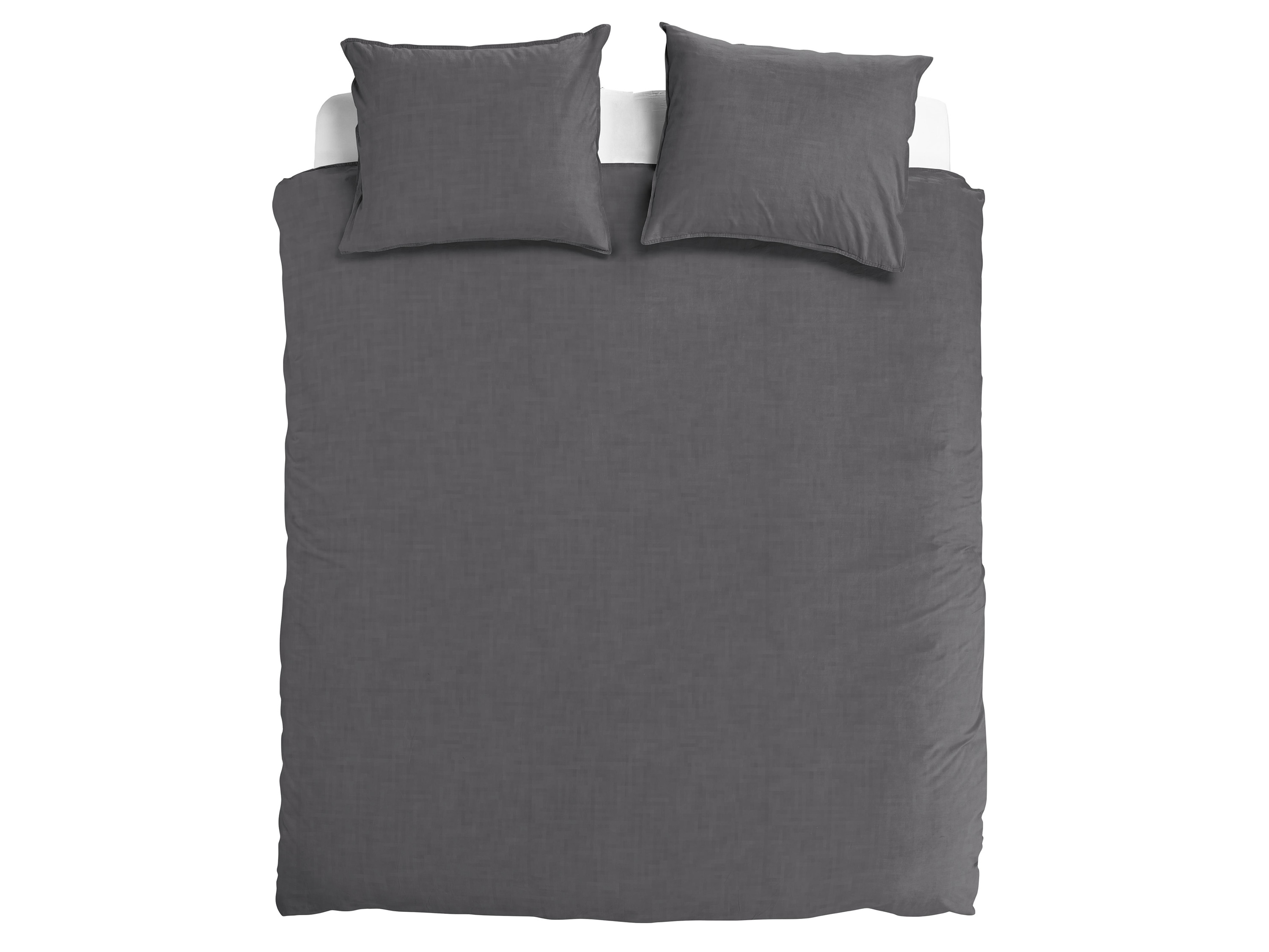 TotaalBED Dekbedovertrek Lou Dark Grey 140 x 200/220 cm