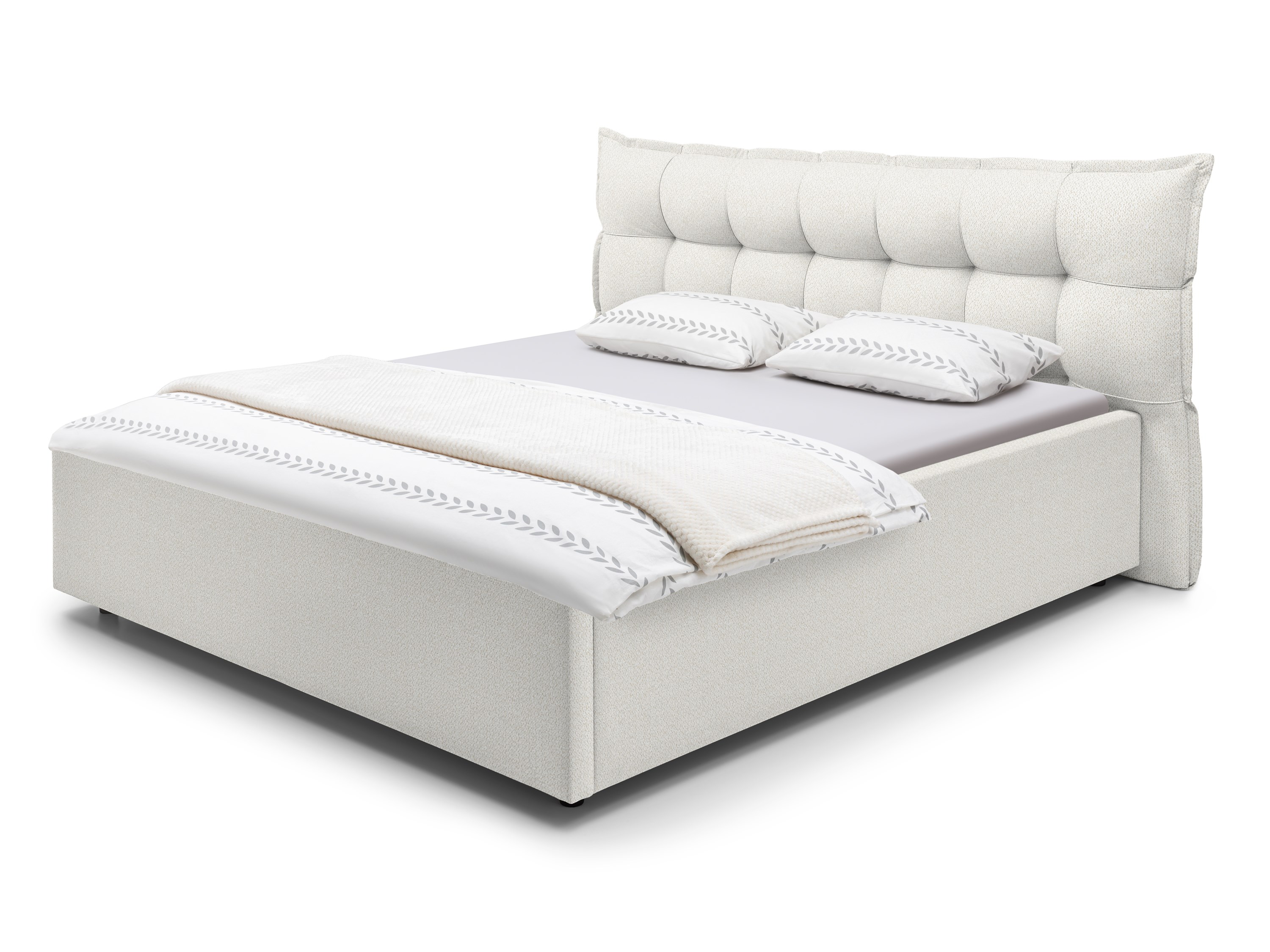 Bed Luik | 140 x 210 cm | Rhythm 874, ivoor