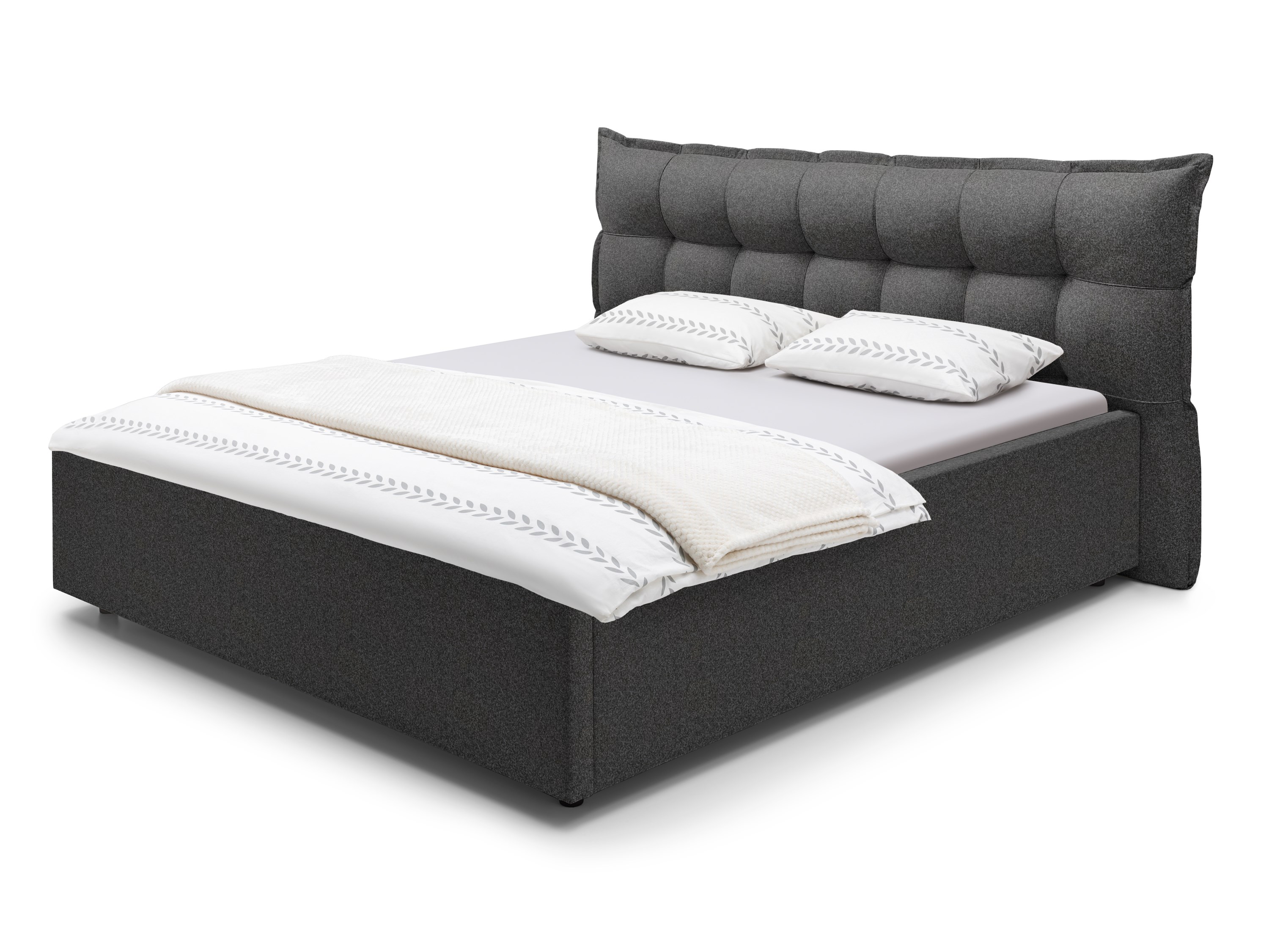 Bed Luik | 140 x 210 cm | Rhythm 873, zwart