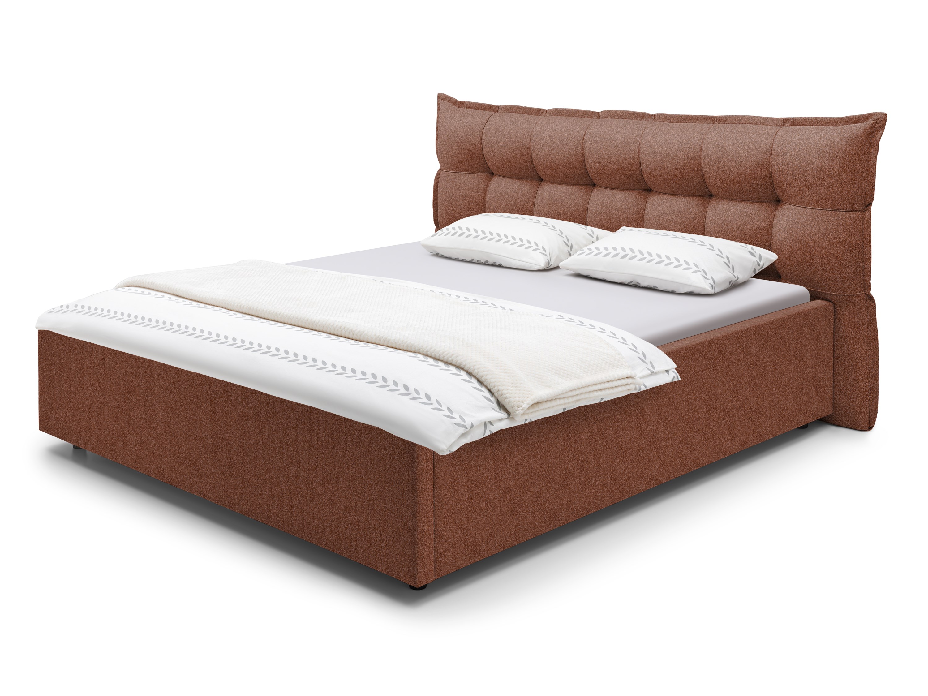 Bed Luik | 200 x 220 cm | Rhythm 888, koperrood